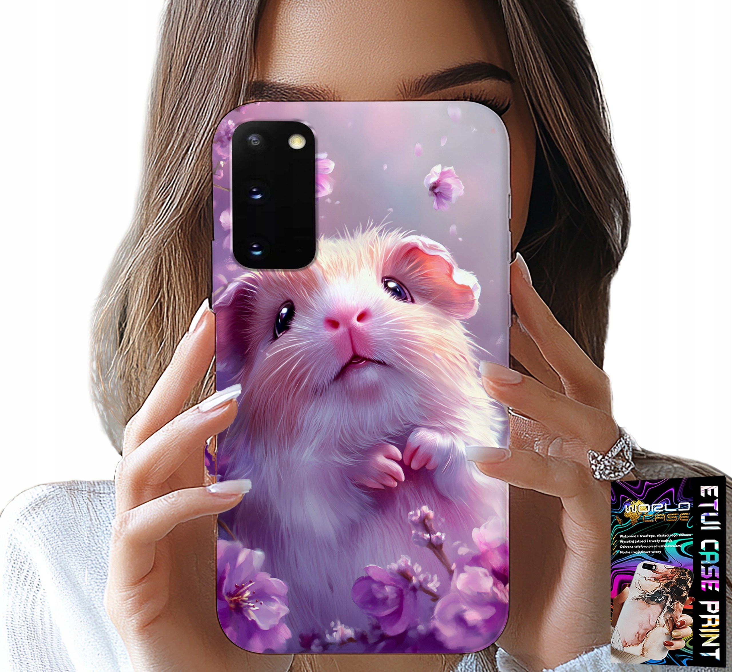 ETUI DO SAMSUNG GALAXY S20 - SŁODKI CHOMIK, GRYZONIE WZORY DLA DZIECI