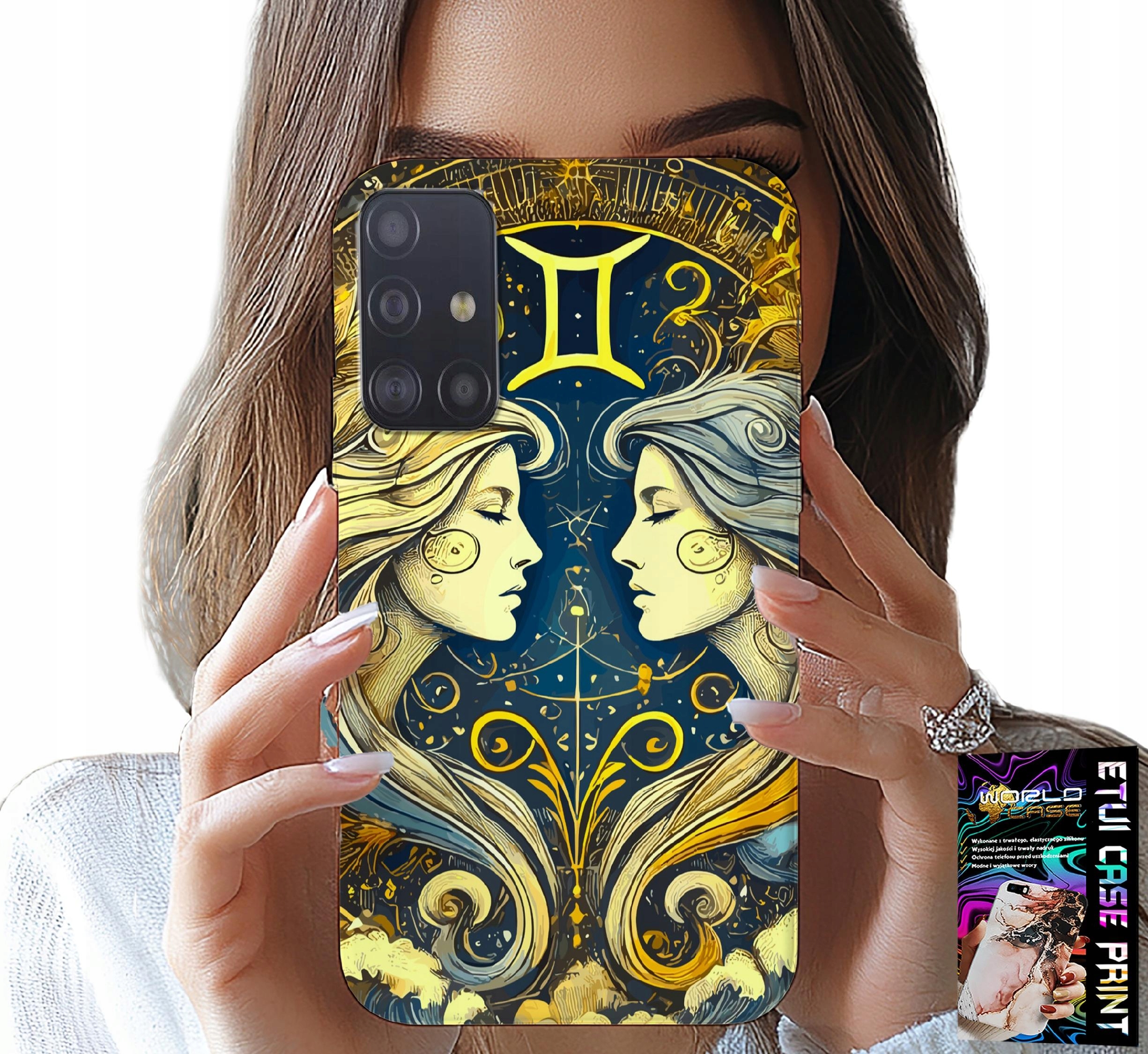 ETUI DO SAMSUNG GALAXY M31S - ZNAK ZODIAKU, BLIŹNIĘTA ASTRONOMIA CASE