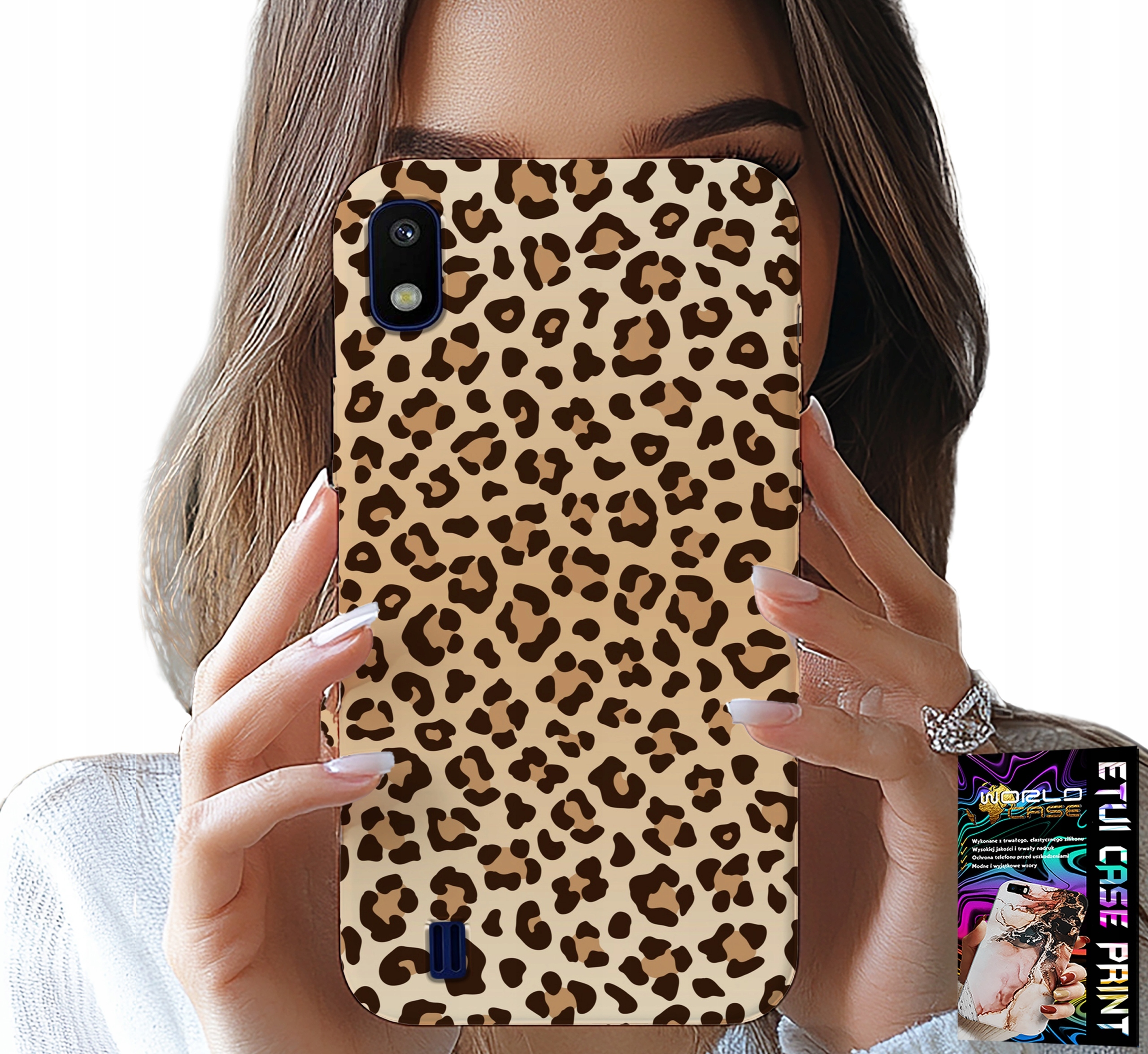 ETUI DO SAMSUNG A10 - PLECKI W PANTERKĘ MODNE KOBIECE WZORY
