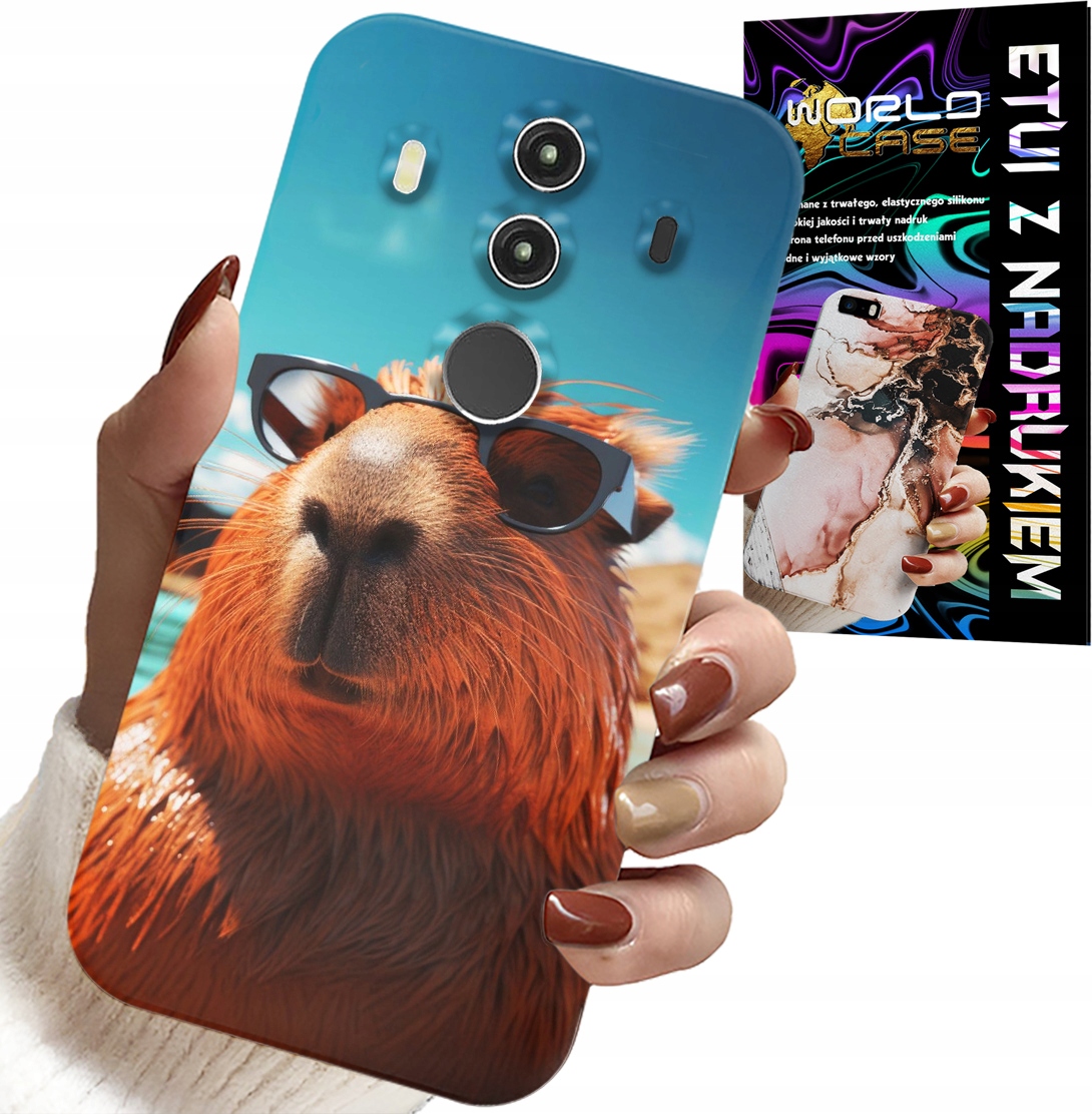 ETUI DO HUAWEI MATE 10 PRO - SŁODKA KAPIBARA, CAPIBARA CASE + FOLIA
