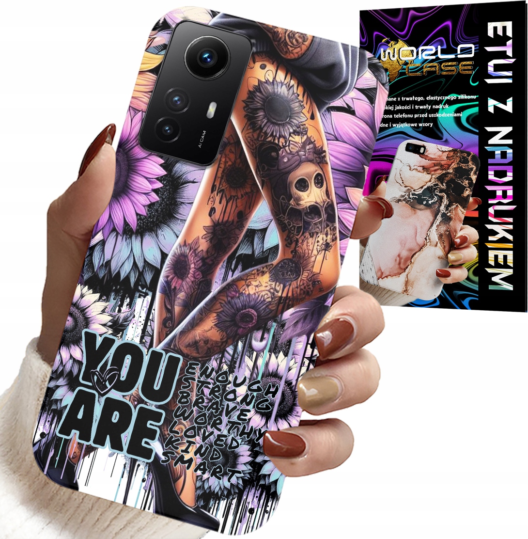 ETUI DO XIAOMI NOTE 12S 4G - KOBIECE WZORY YOU ARE KOBIETA Z TATUAŻEM