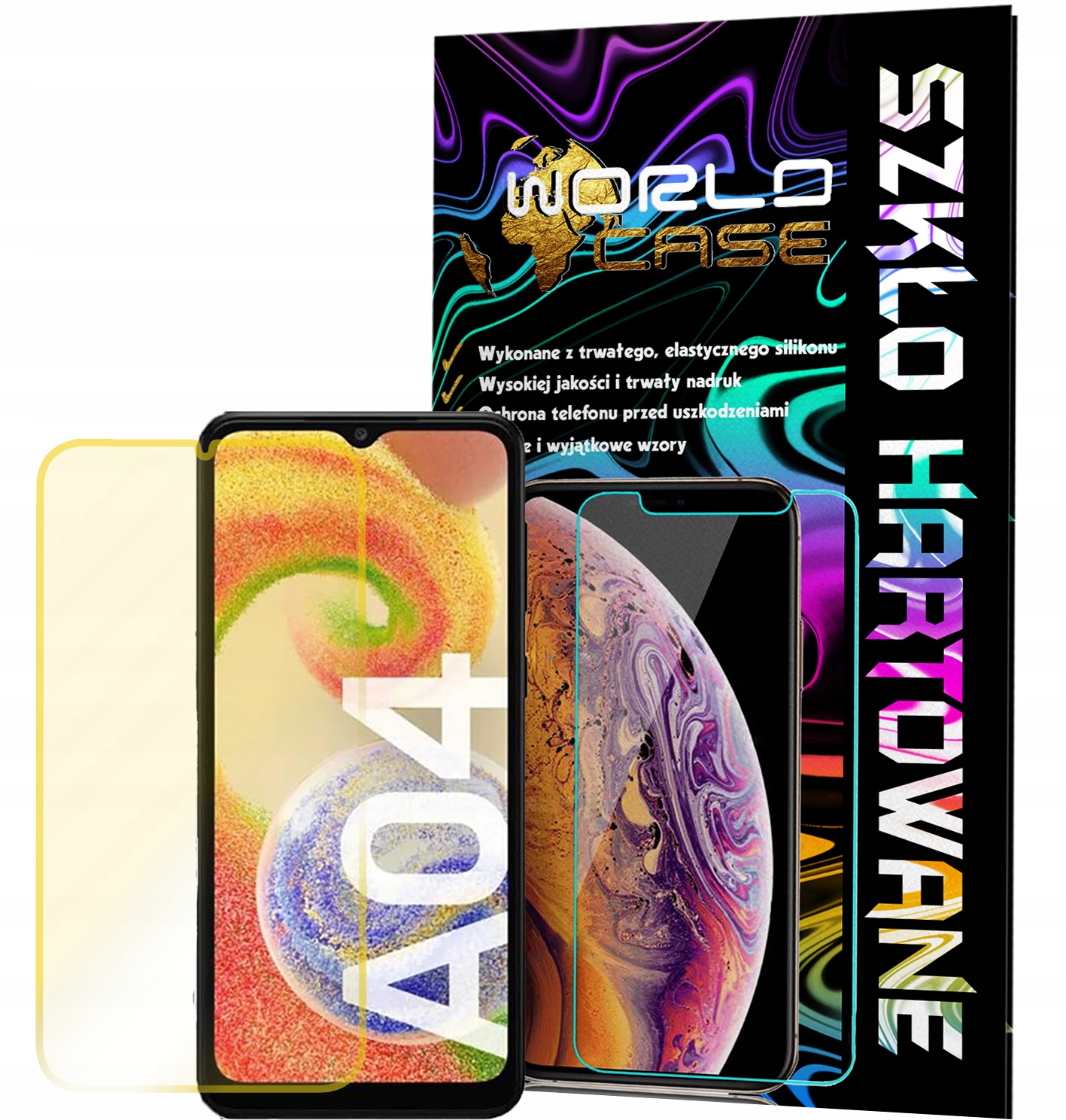 SZKŁO HARTOWANE DO SAMSUNG A04 / A04s / A12 NA EKRAN SZKIEŁKO OCHRONNE