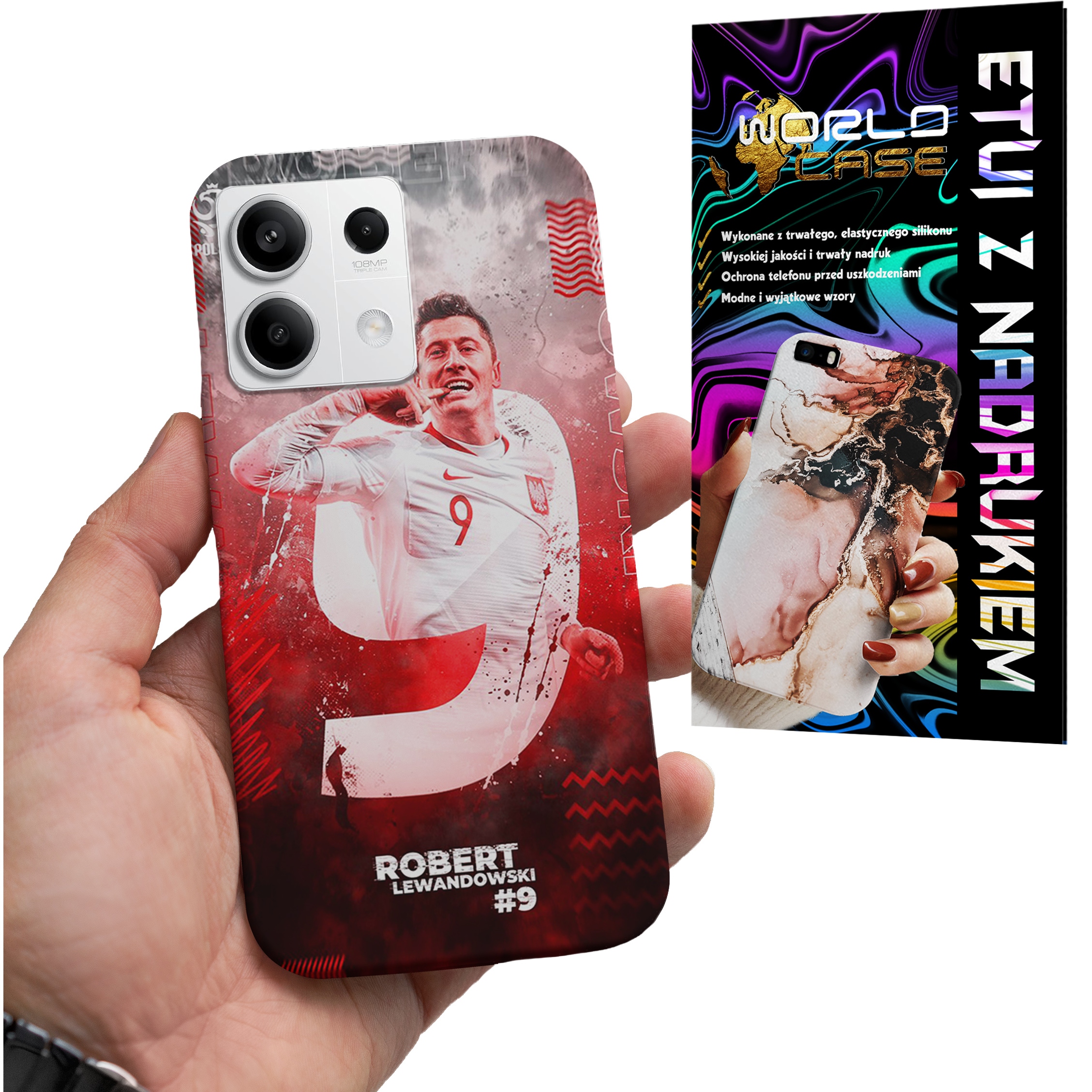 ETUI CASE DO XIAOMI NOTE 13 PRO 5G - FC BARCELONA LEWANDOWSKI PIŁKARSKIE WZ