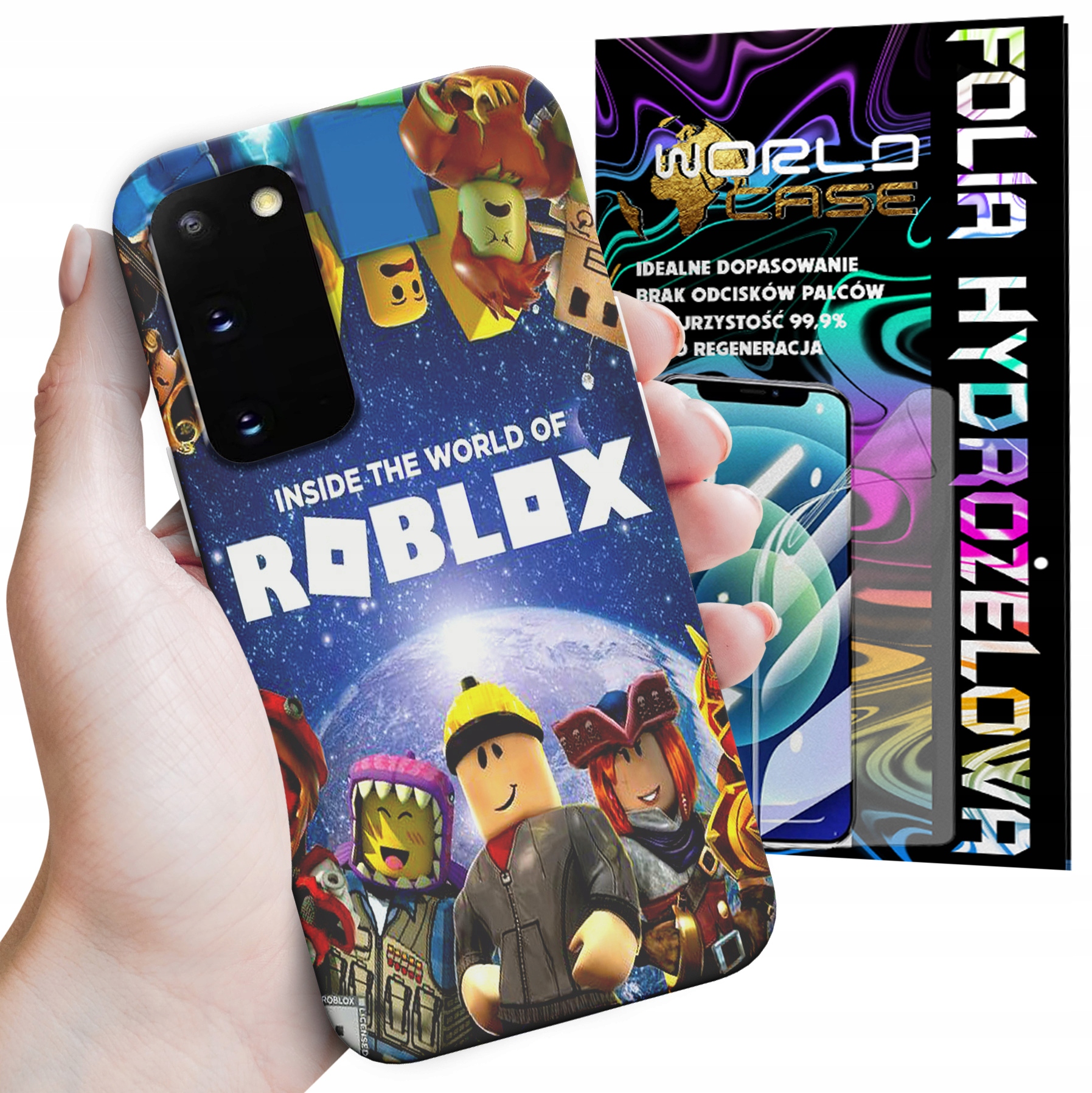 ETUI CASE DO SAMSUNG S20 - ROBLOX GRY BAJKI GTA MARIO SONIC + FOLIA