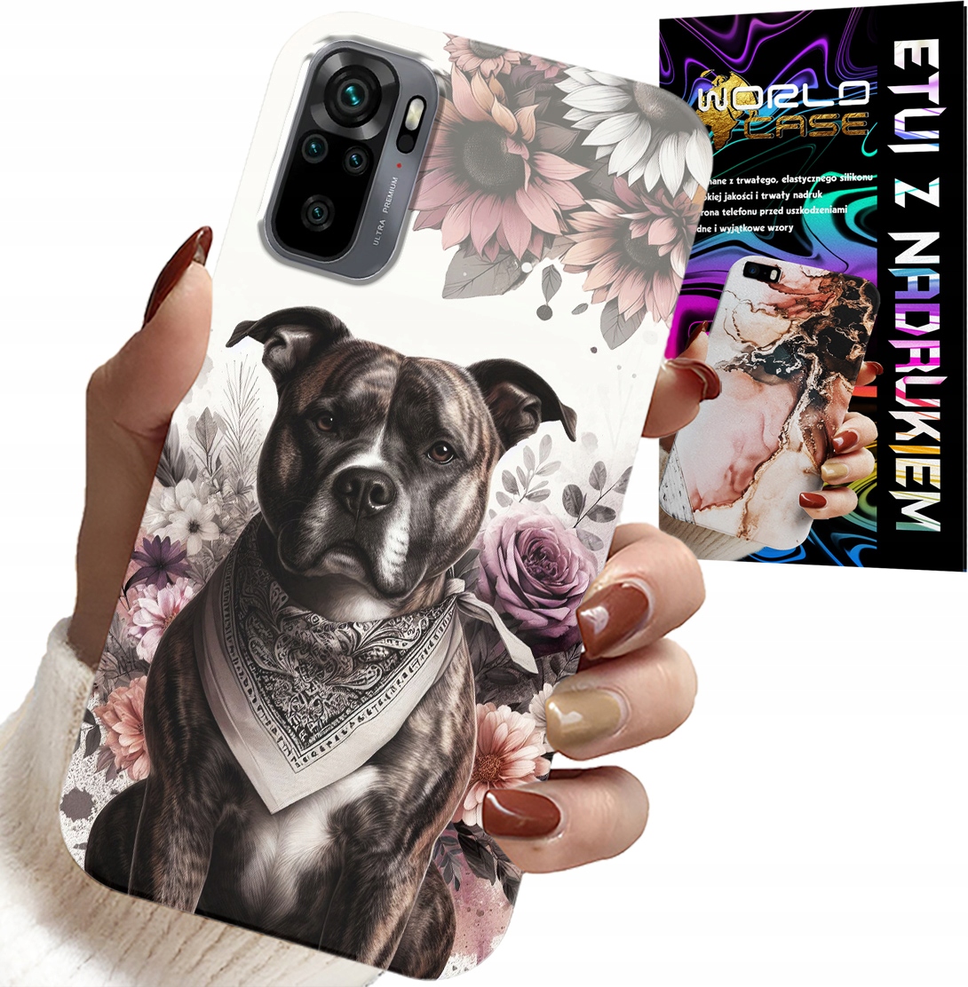 ETUI DO XIAOMI NOTE 10 / 10S - PITBULL GROŹNE PSY FUTERAŁ PLECKI CASE