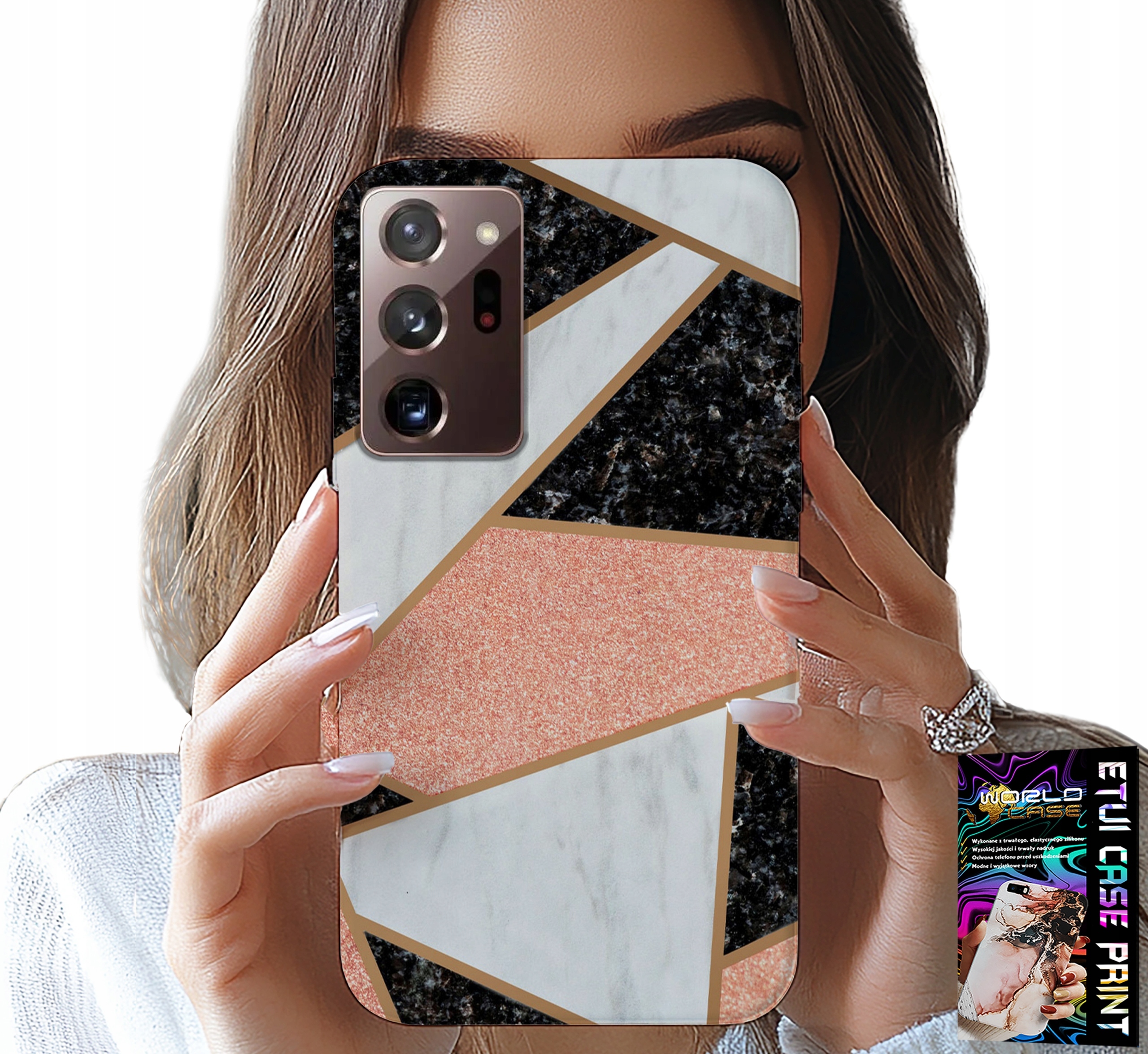 ETUI DO SAMSUNG NOTE 20 ULTRA - ELEGANCKIE MODNE WZORY CASE + FOLIA