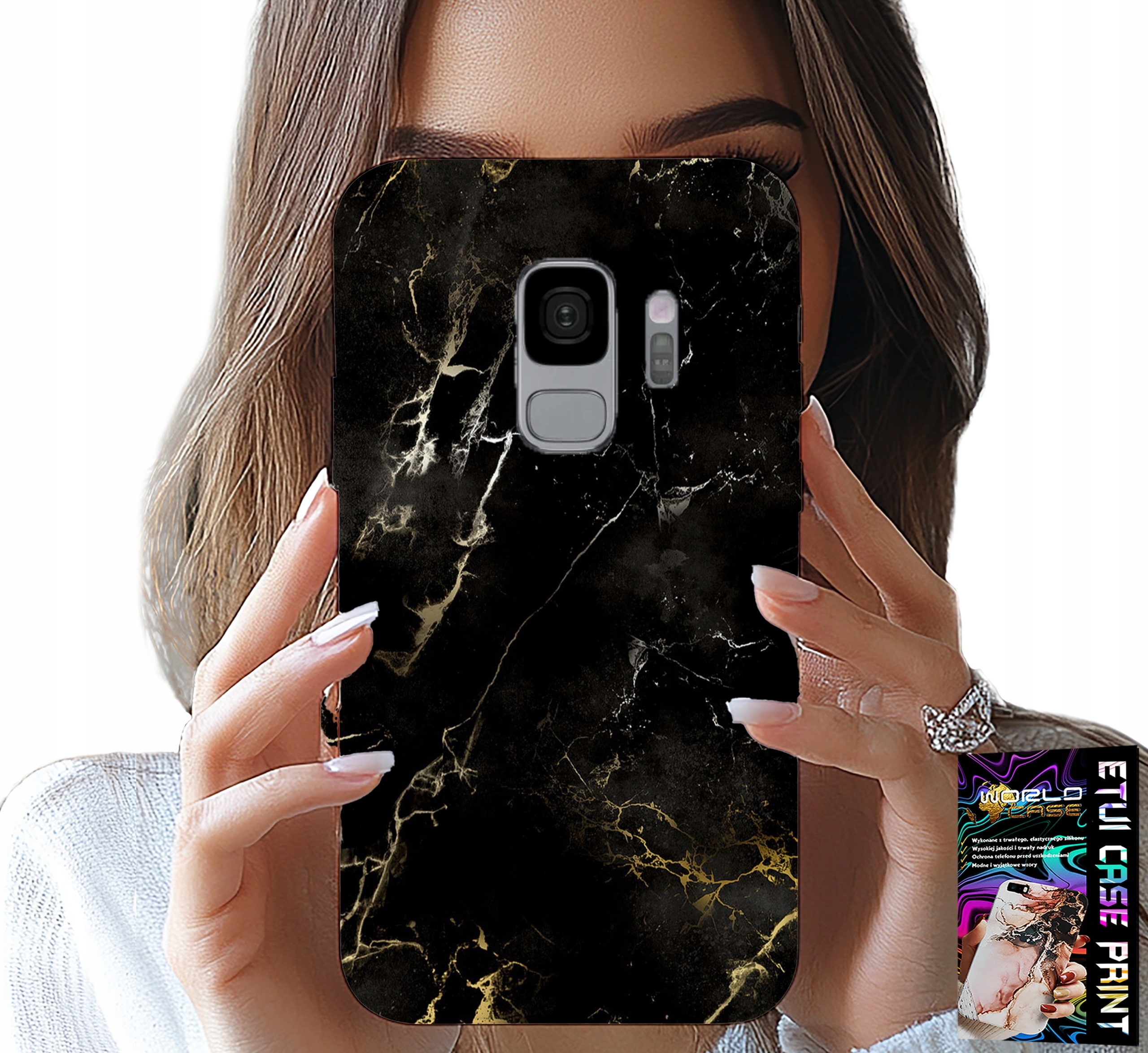 ETUI DO SAMSUNG GALAXY S9 - KAMIENNE ELEGANCKIE WZORY FUTERAŁ CASE