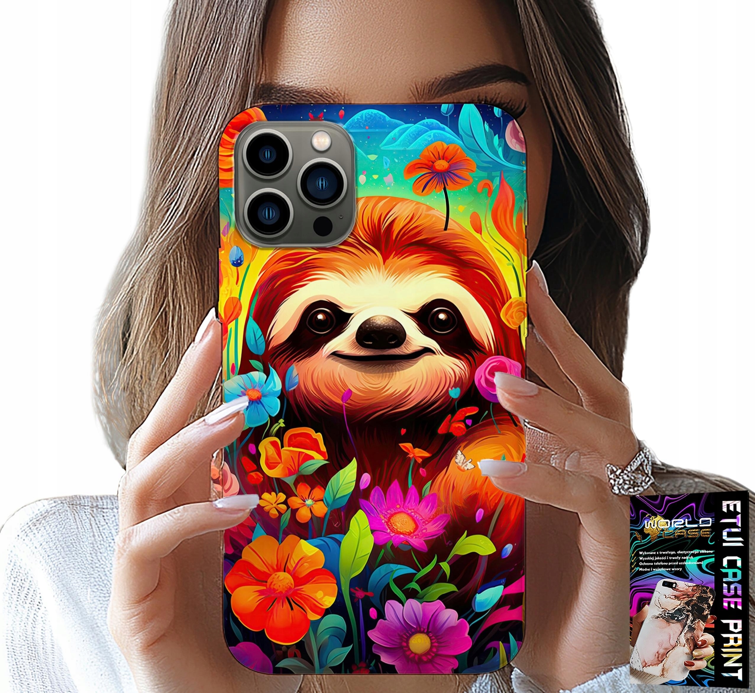 ETUI DO IPHONE 11 PRO MAX - KOLOROWE WZORY KOALA ZWIERZĘTA + SZKŁO