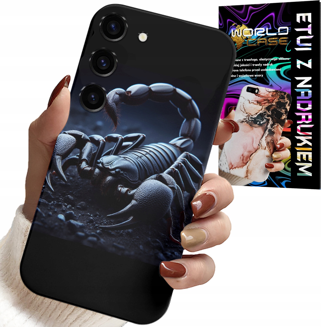 ETUI DO SAMSUNG GALAXY S23 - SKORPION, SKORPIONY + FOLIA HYDROŻELOWA