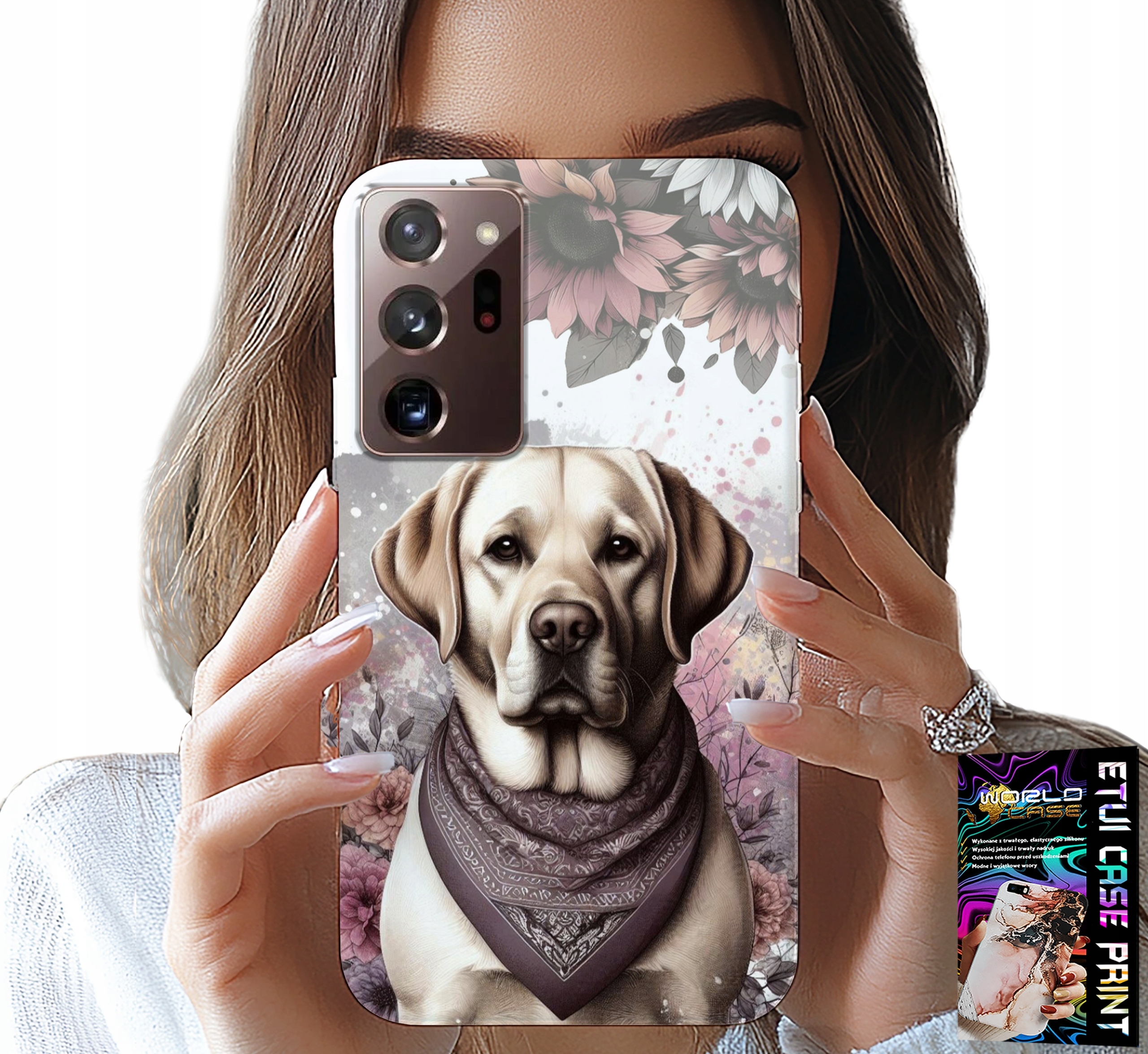 ETUI DO SAMSUNG NOTE 20 ULTRA - PIESEK PIESKI HUSKY PSIE WZORY + FOLIA