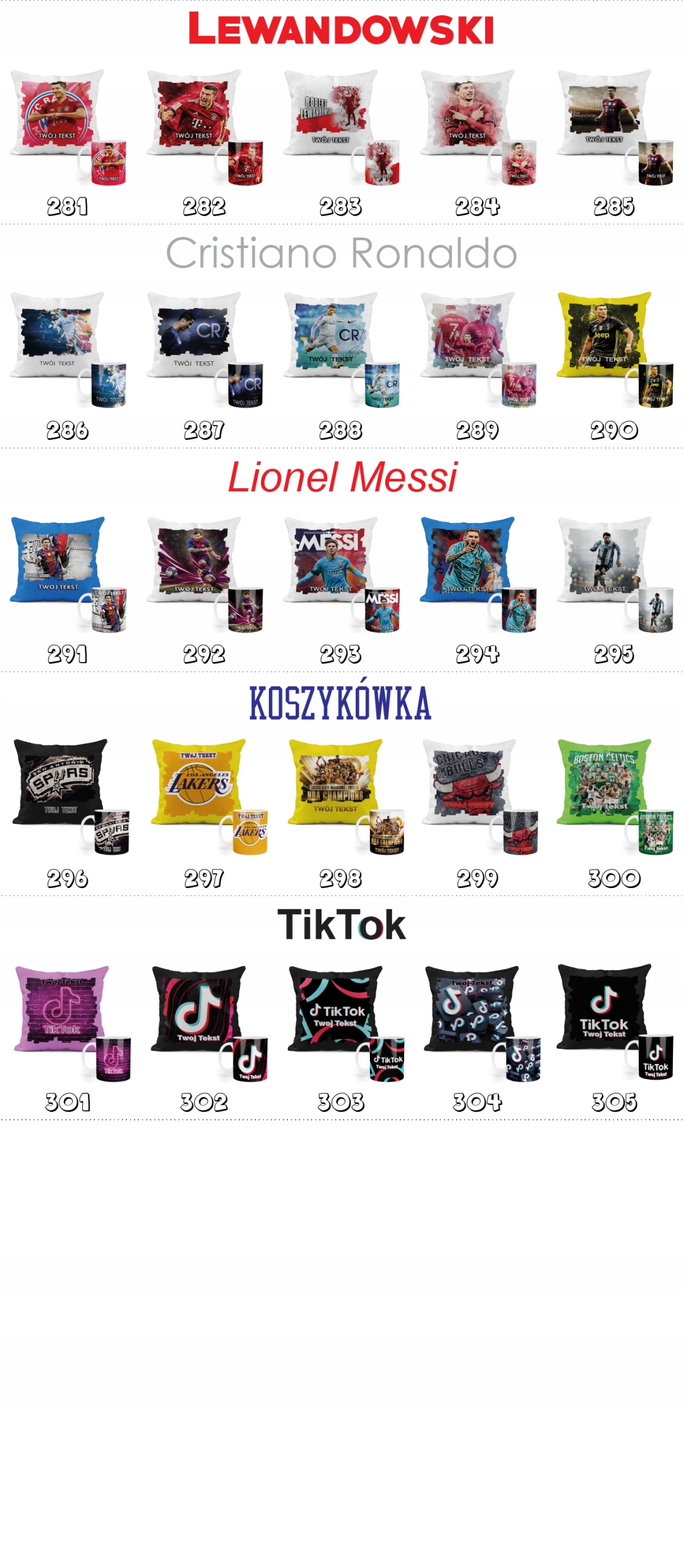 ZESTAW: KUBEK + POSZEWKA - SONIC HEDGEHOG - PREZENT WIELE WZORÓW + IMIĘ