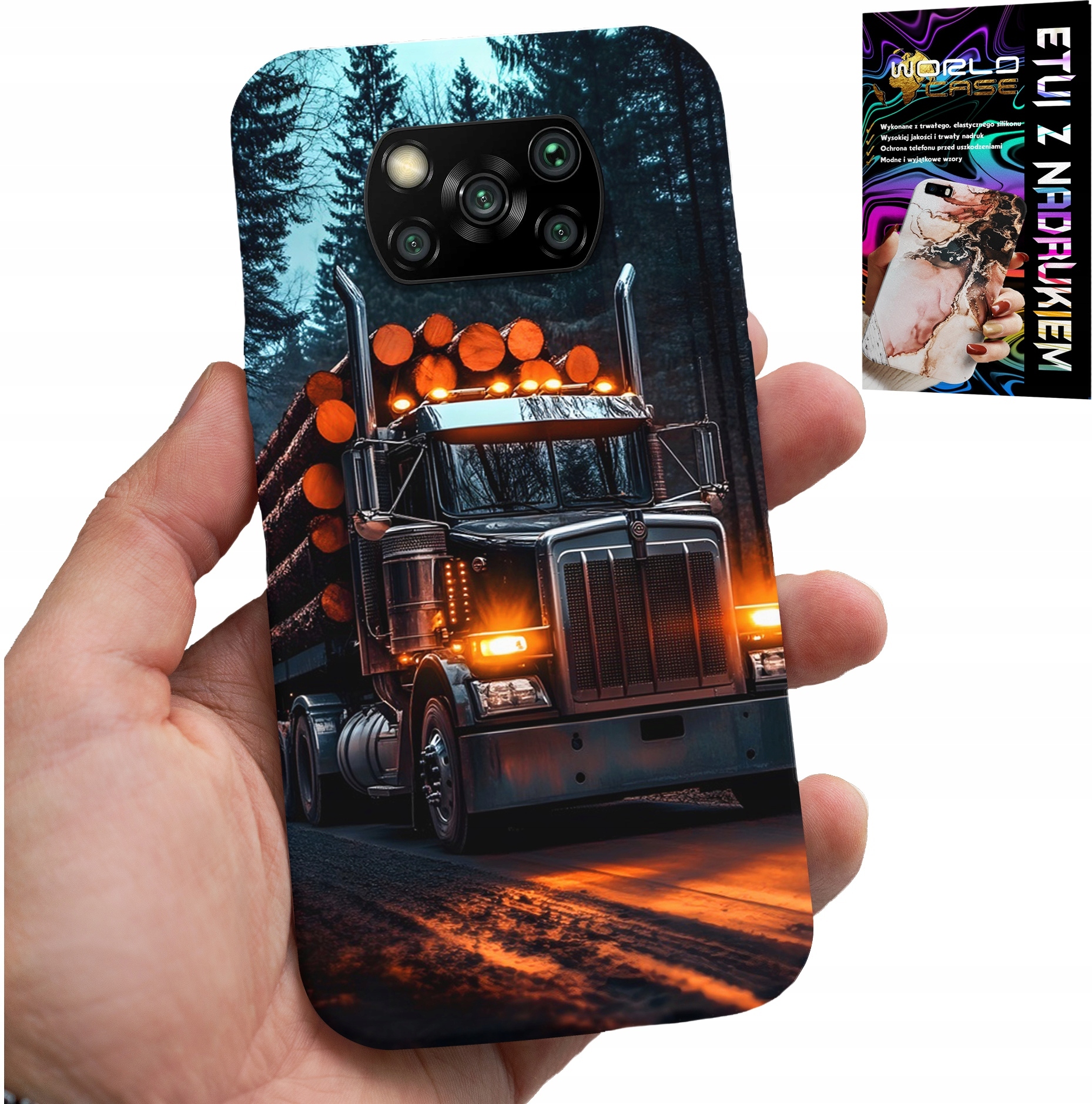 ETUI DO XIAOMI POCO X3 - TIR POJAZD CIĘŻAROWY PLECKI OBUDOWA CASE