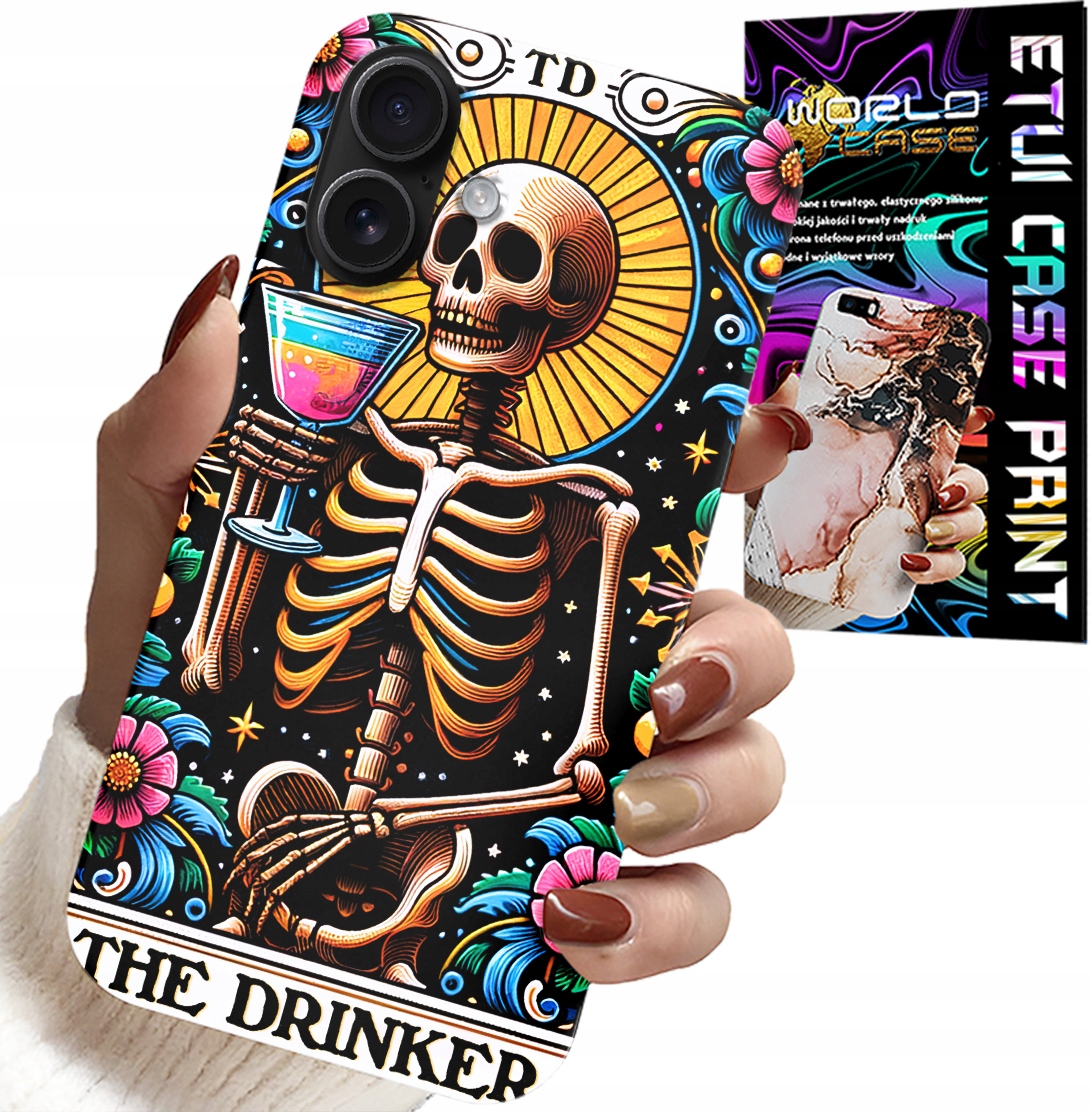 ETUI DO IPHONE 16 PLUS - THE DRINKER ALKO WINKO DRINK WZORY CASE