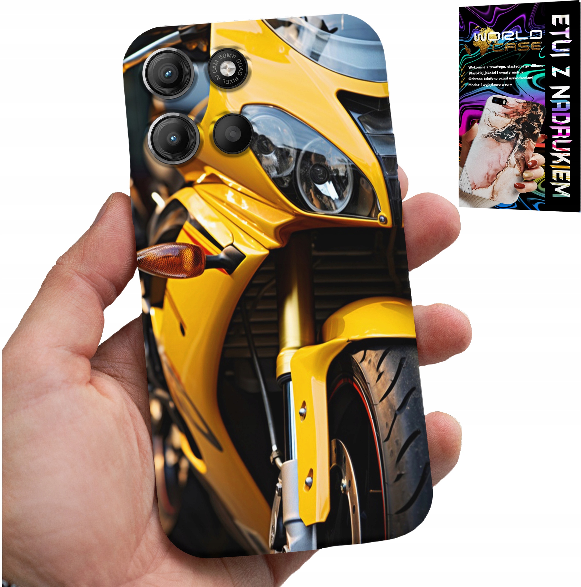 ETUI DO MOTOROLA MOTO G15 - MOTOR MOTOCYKL FAN OBUDOWA CASE PLECKI