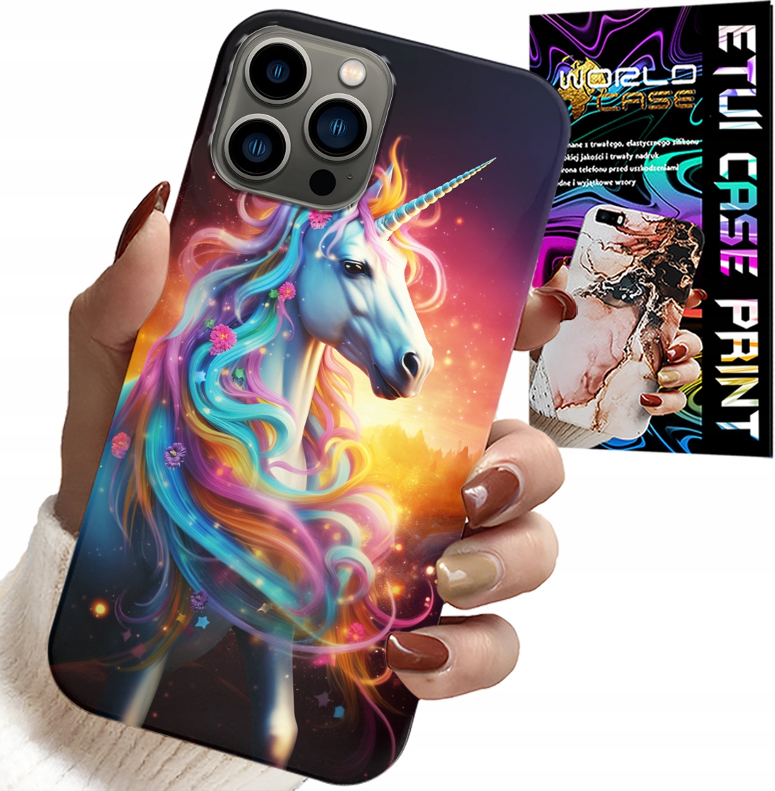 ETUI DO IPHONE 12 PRO - JEDNOROŻEC WZORY DLA DZIEWCZYNEK PREZENT