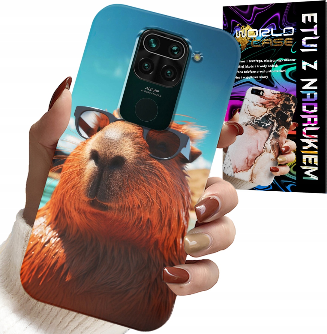 ETUI DO XIAOMI NOTE 9 - SŁODKA KAPIBARA, CAPIBARA CASE + SZKŁO