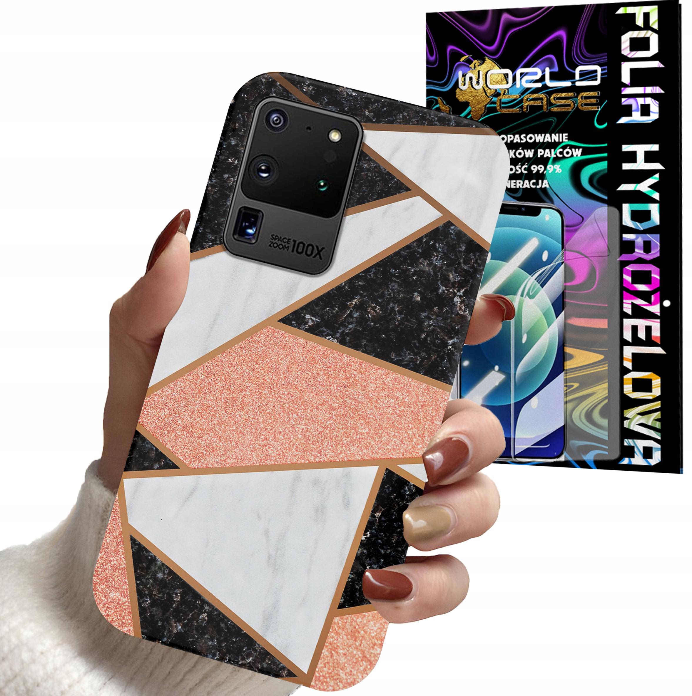 ETUI DO SAMSUNG S20 ULTRA - ELEGANCKIE MODNE WZORY DLA KOBIET + FOLIA