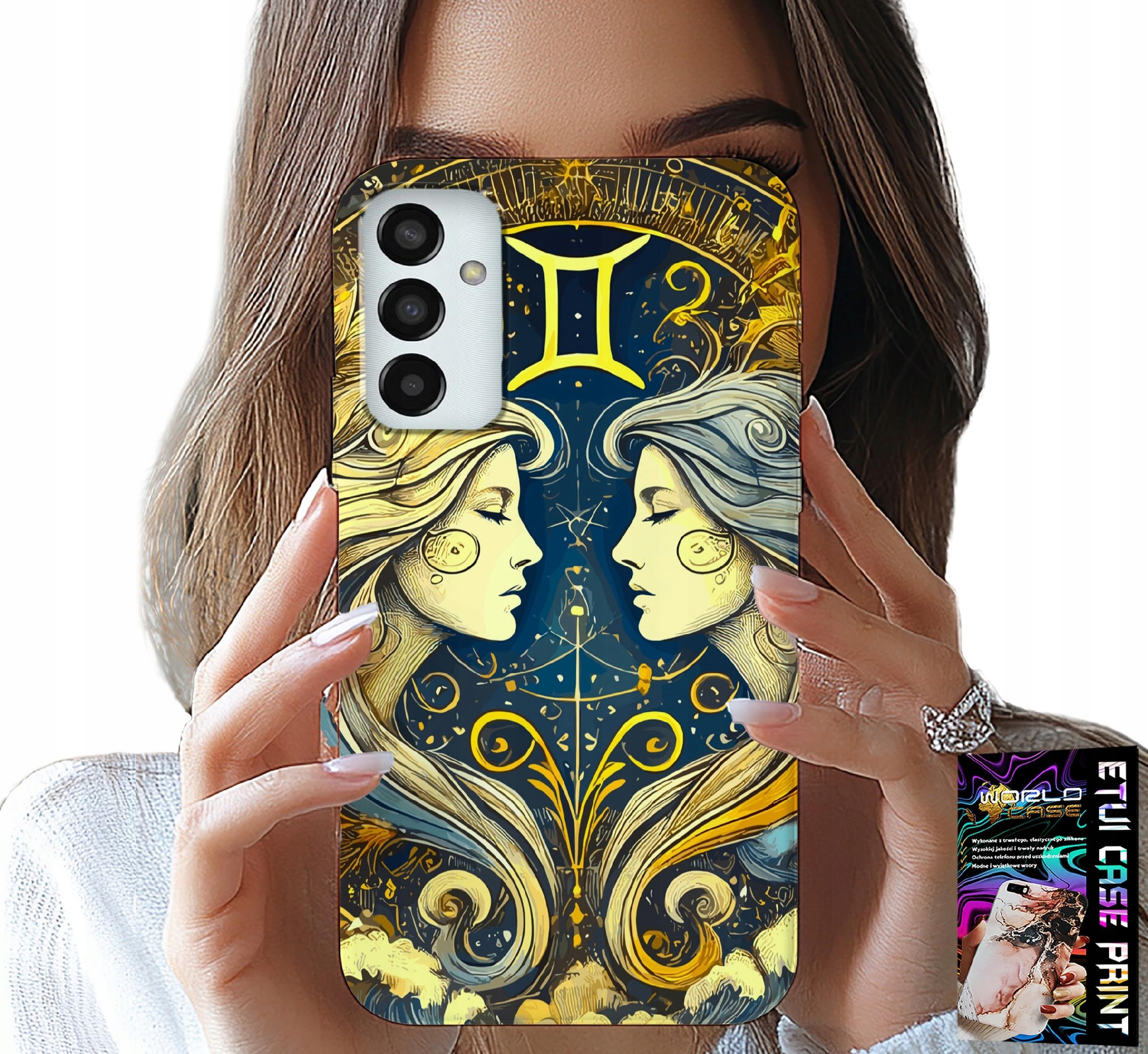 ETUI DO SAMSUNG GALAXY M23 - ZNAK ZODIAKU, BLIŹNIĘTA ASTRONOMIA CASE