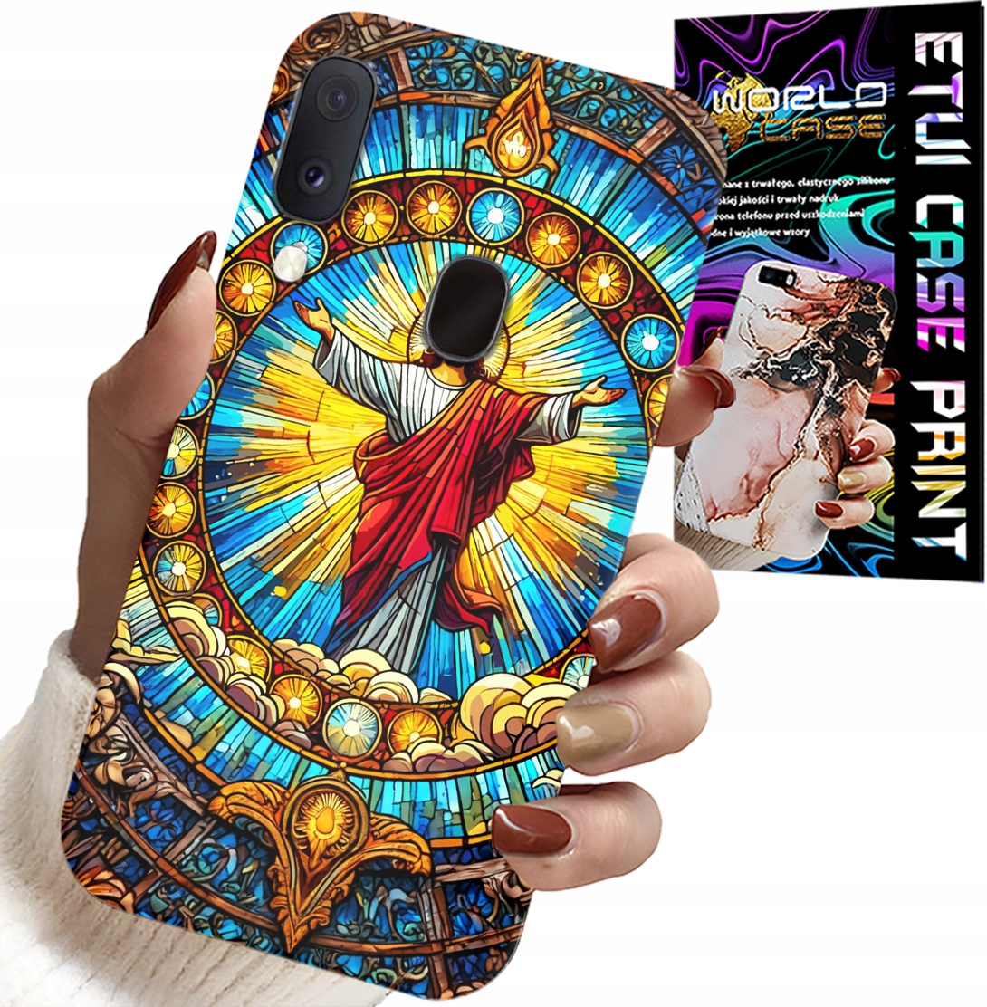 ETUI DO SAMSUNG GALAXY A20E - JEZUS CHRZEŚCIJAŃSTWO RELIGIA + SZKŁO