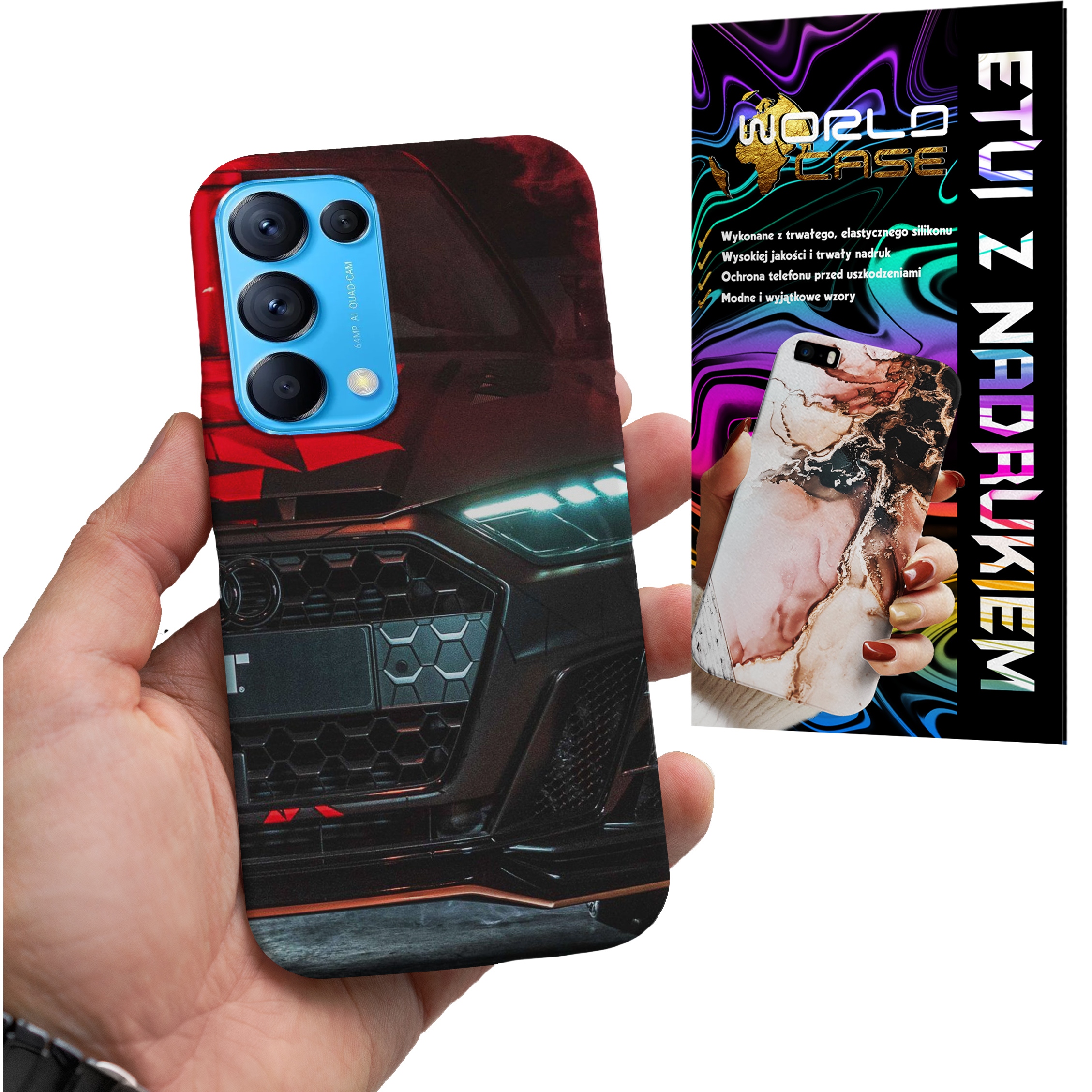 ETUI CASE DO OPPO FIND X3 LITE - AUDI AUTO FAN WZORY MERCEDES ITP