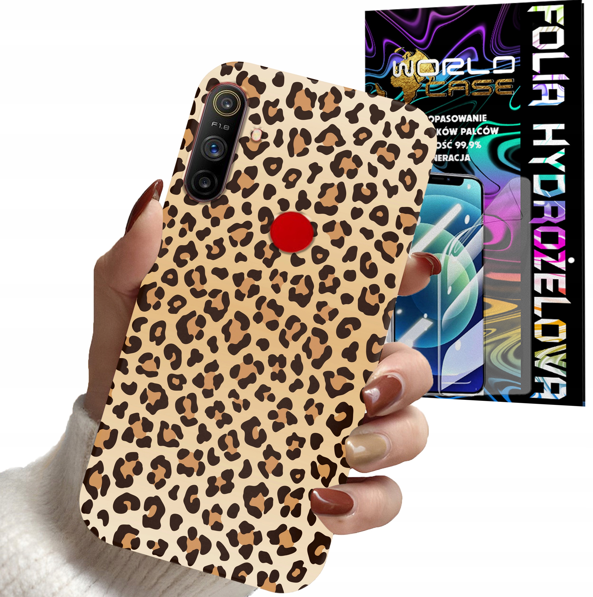 ETUI DO REALME C3 - PANTERKA WZORKI MODNE WZORY DLA KOBIET + FOLIA