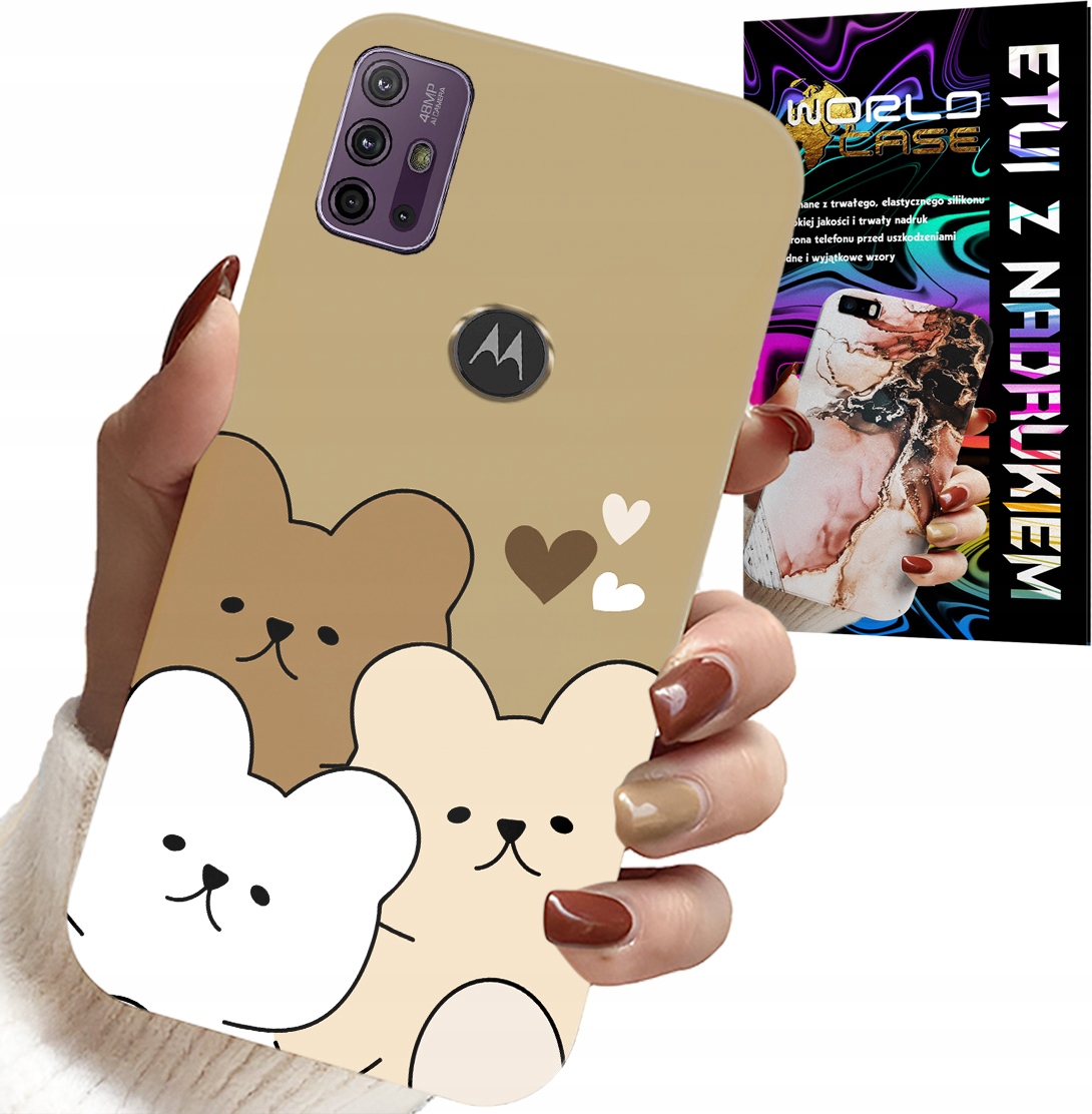 ETUI DO MOTOROLA MOTO G10 / G30 - MIŚ, MISIE WZORY DLA NAJMŁODSZYCH DZIECI