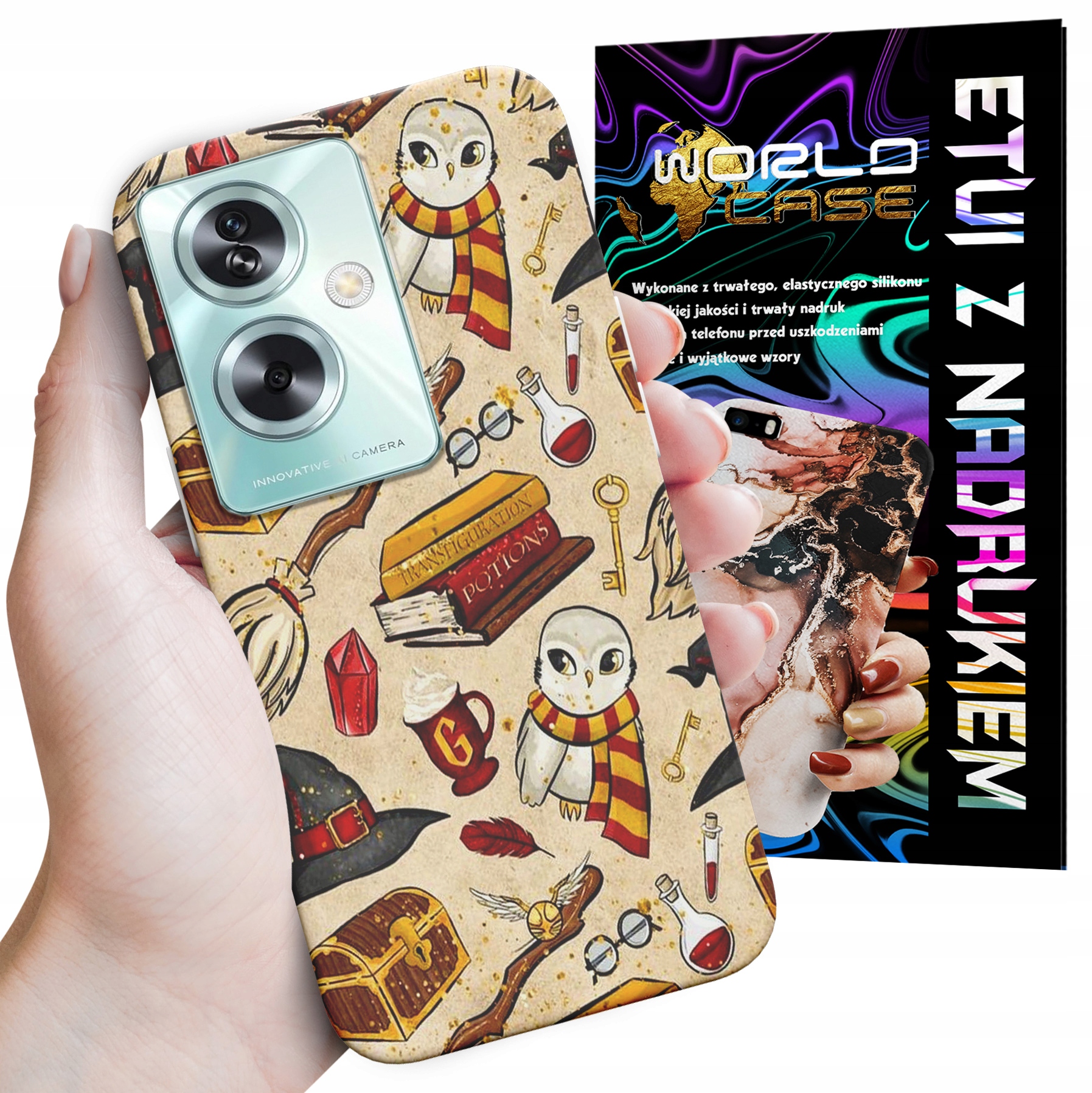 ETUI CASE DO OPPO A79 5G - WZORY DLA FANÓW ŚWIATA MAGII