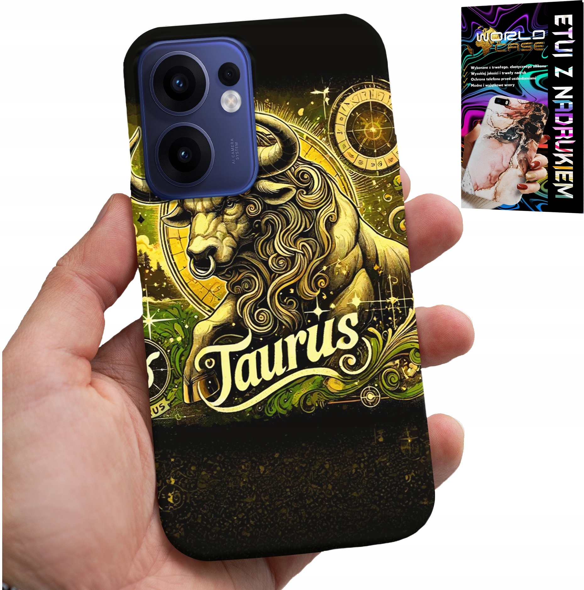 ETUI DO OPPO FIND X5 LITE - ZNAK ZODIAKU BYK ASTRONOMIA FUTERAŁ