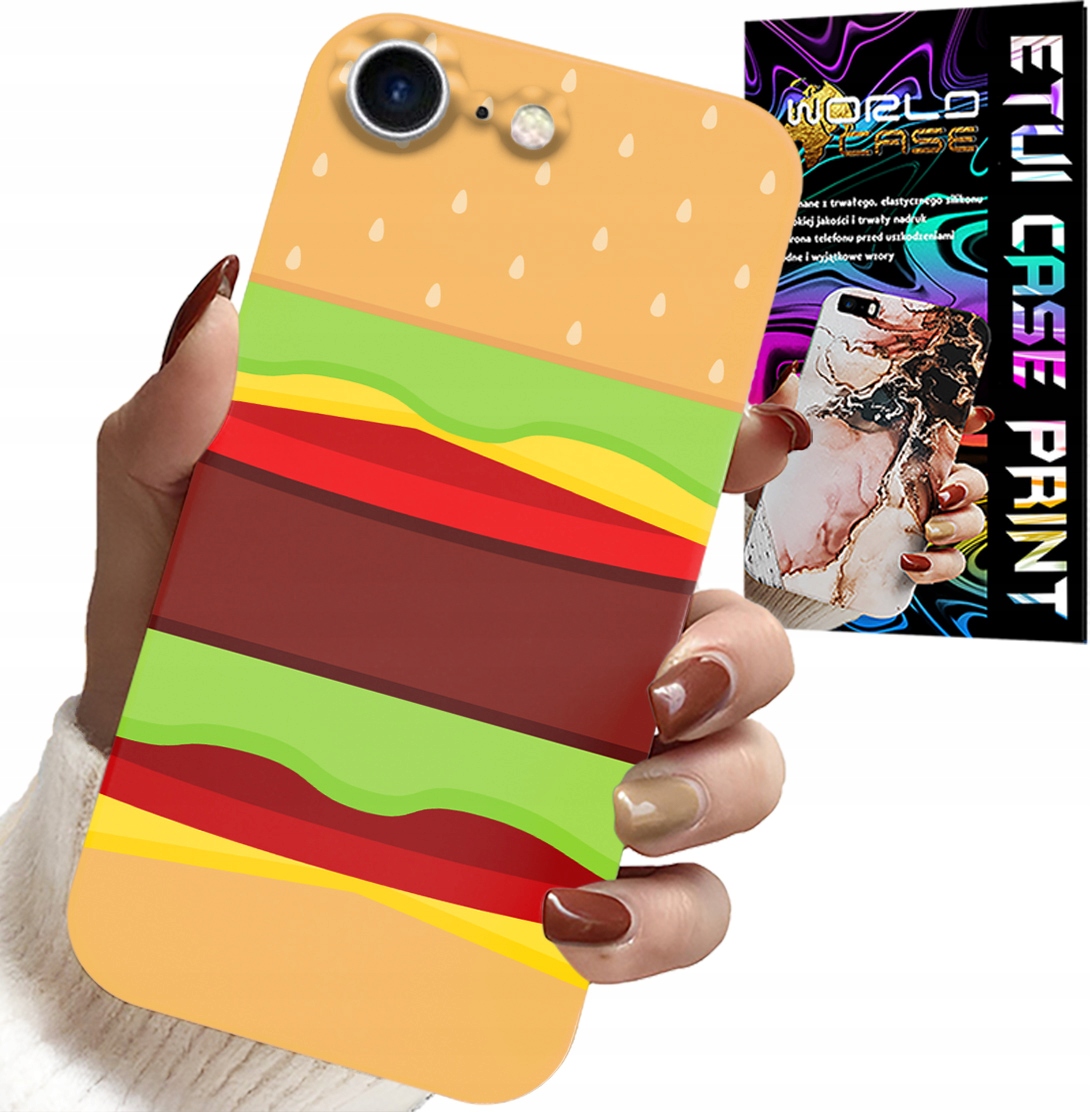 ETUI DO IPHONE SE / SE2 - CASE BURGER CHEESEBURGER OBUDOWA PREZENT