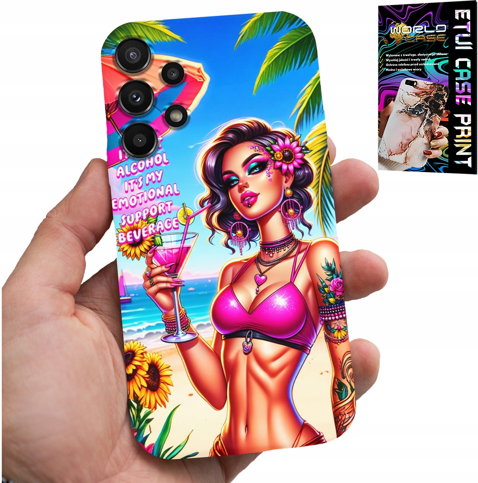 ETUI DO SAMSUNG GALAXY A32 5G - IT'S NOT ALCOHOL IT'S MY EMOTIONAL CASE