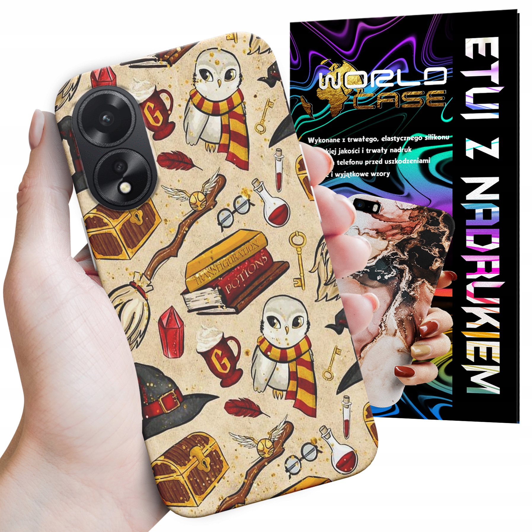 ETUI CASE DO OPPO A38 4G - WZORY DLA FANÓW ŚWIATA MAGII