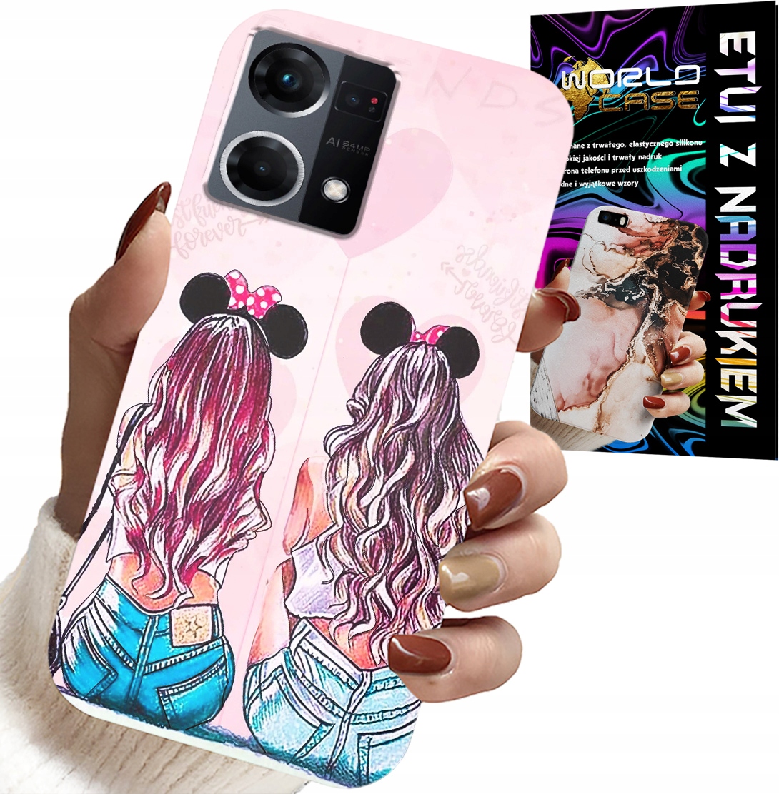 ETUI DO OPPO RENO7 4G - WZÓR DLA NAJLEPSZYCH KOLEŻANEK KOLEŻANKI