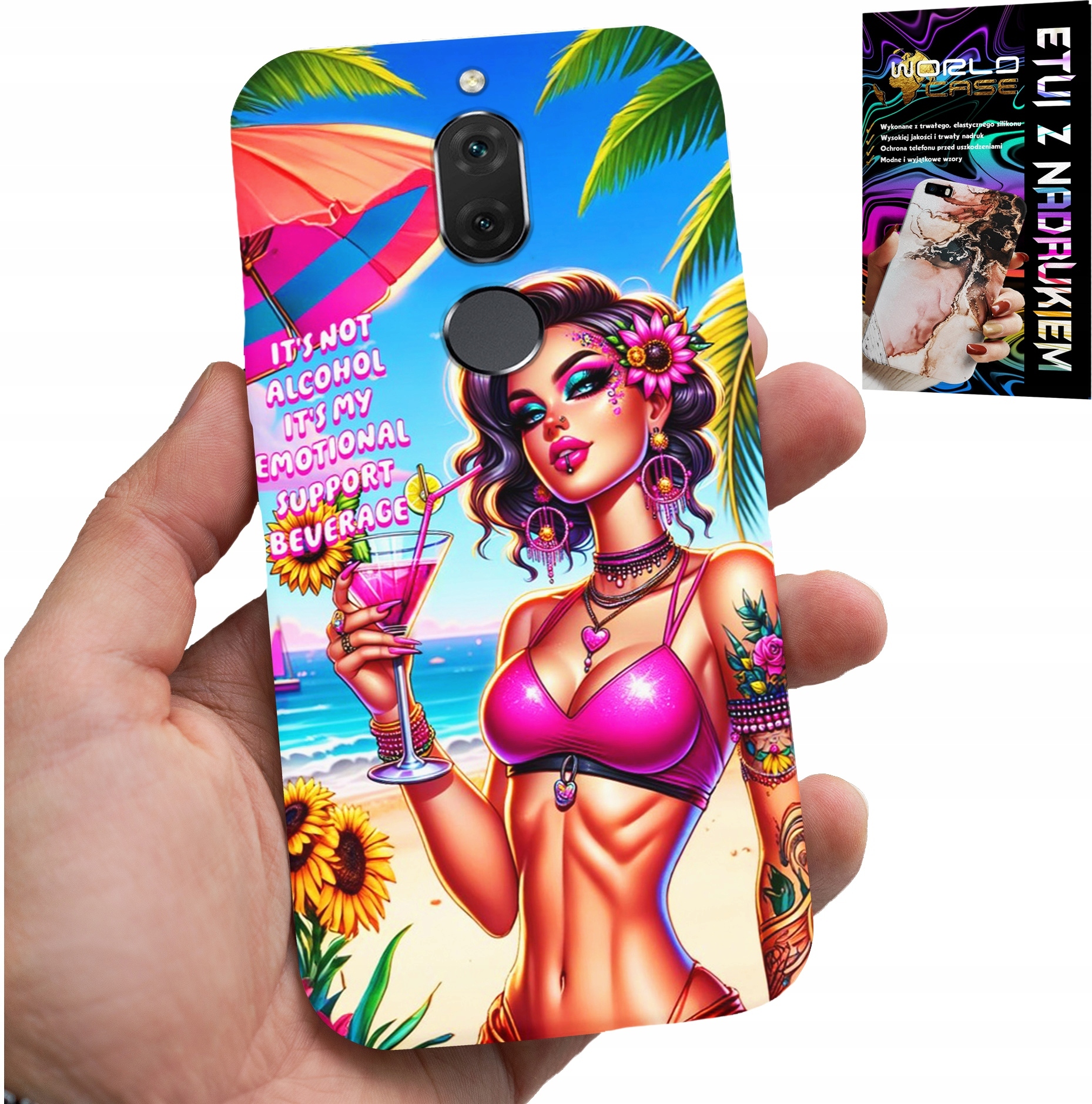 ETUI DO HUAWEI MATE 10 LITE - IT'S NOT ALCOHOL IT'S MY EMOTIONAL CASE