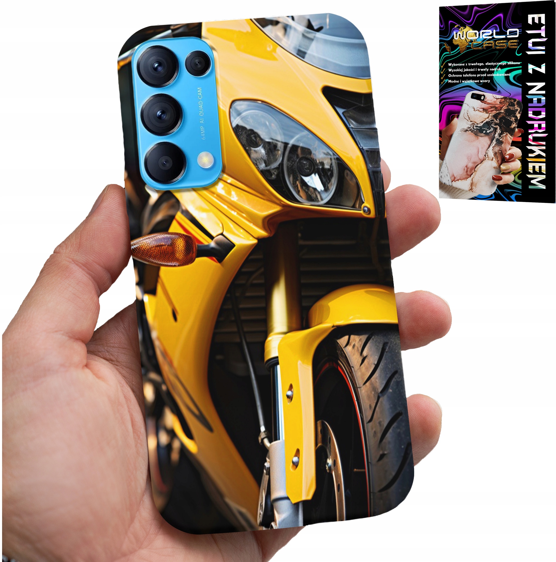 ETUI DO OPPO FIND X3 LITE - MOTOR MOTOCYKL FAN OBUDOWA CASE PLECKI