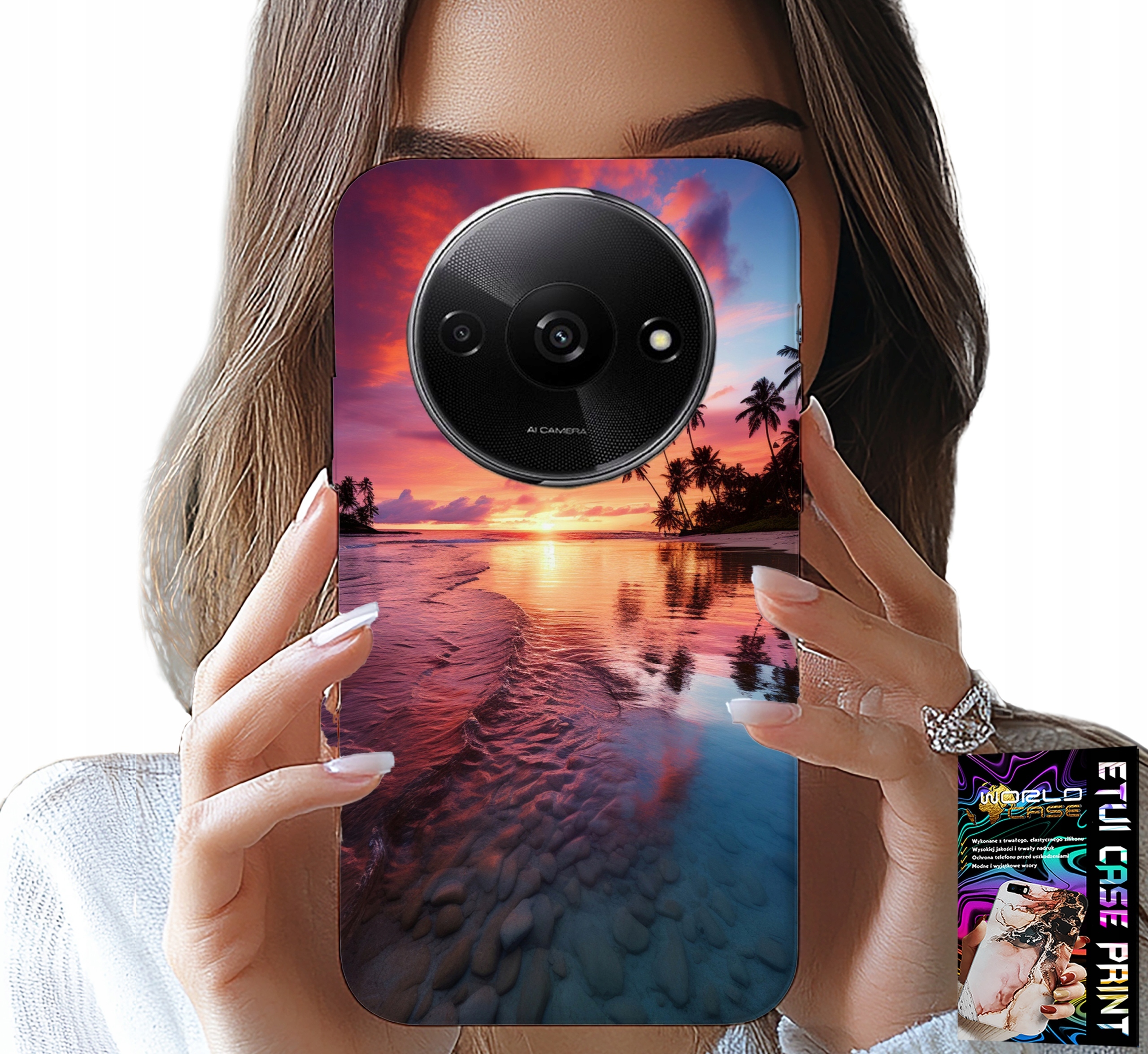 ETUI DO XIAOMI REDMI A3 - PLAŻA WAKACJE WYSPA PIĘKNE WIDOKI +SZKŁO