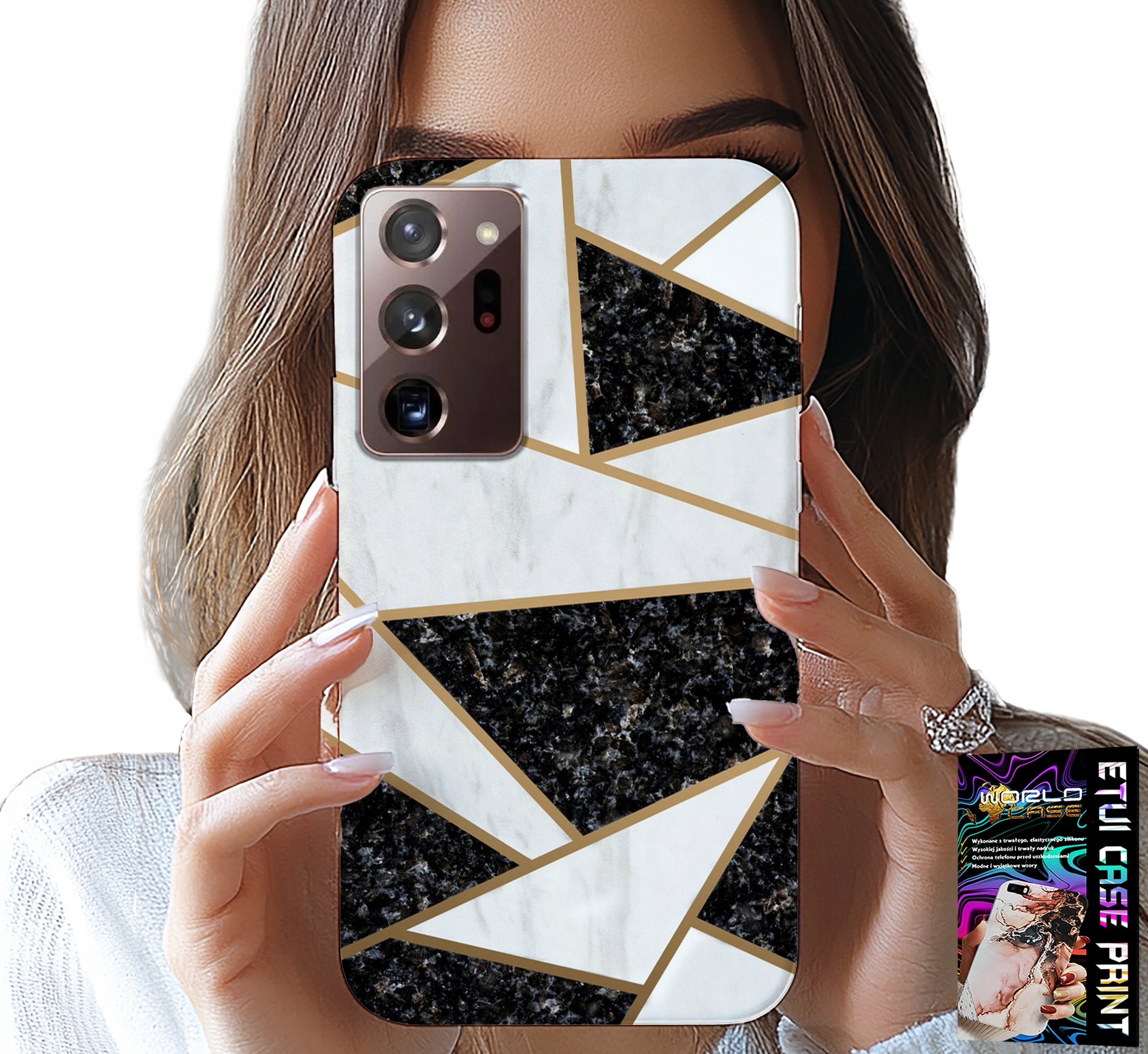 ETUI DO SAMSUNG NOTE 20 ULTRA - ELEGANCKIE MODNE WZORY CASE + FOLIA