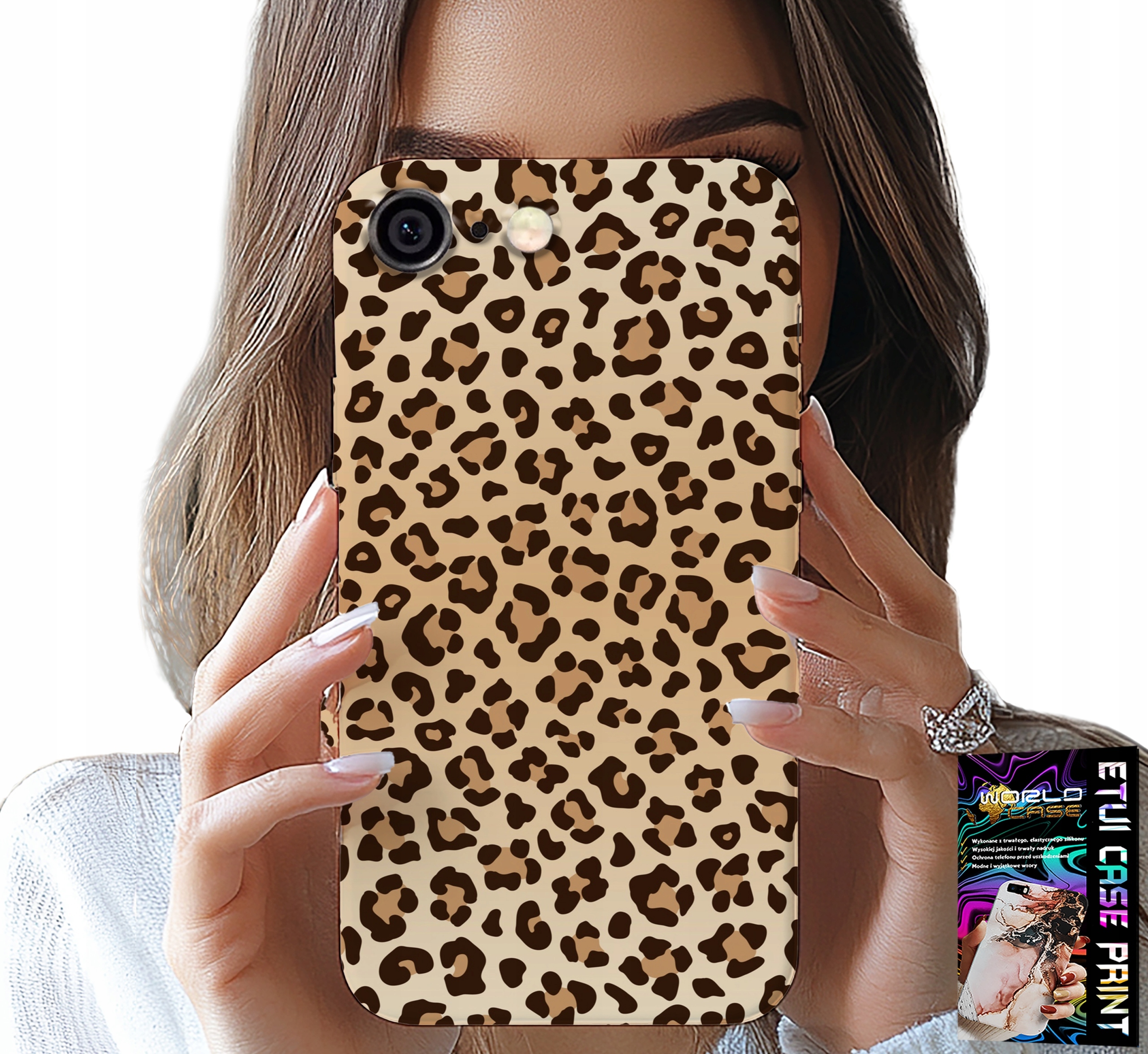 ETUI DO IPHONE ( 6 PLUS ) - PLECKI W PANTERKĘ MODNE KOBIECE WZORY