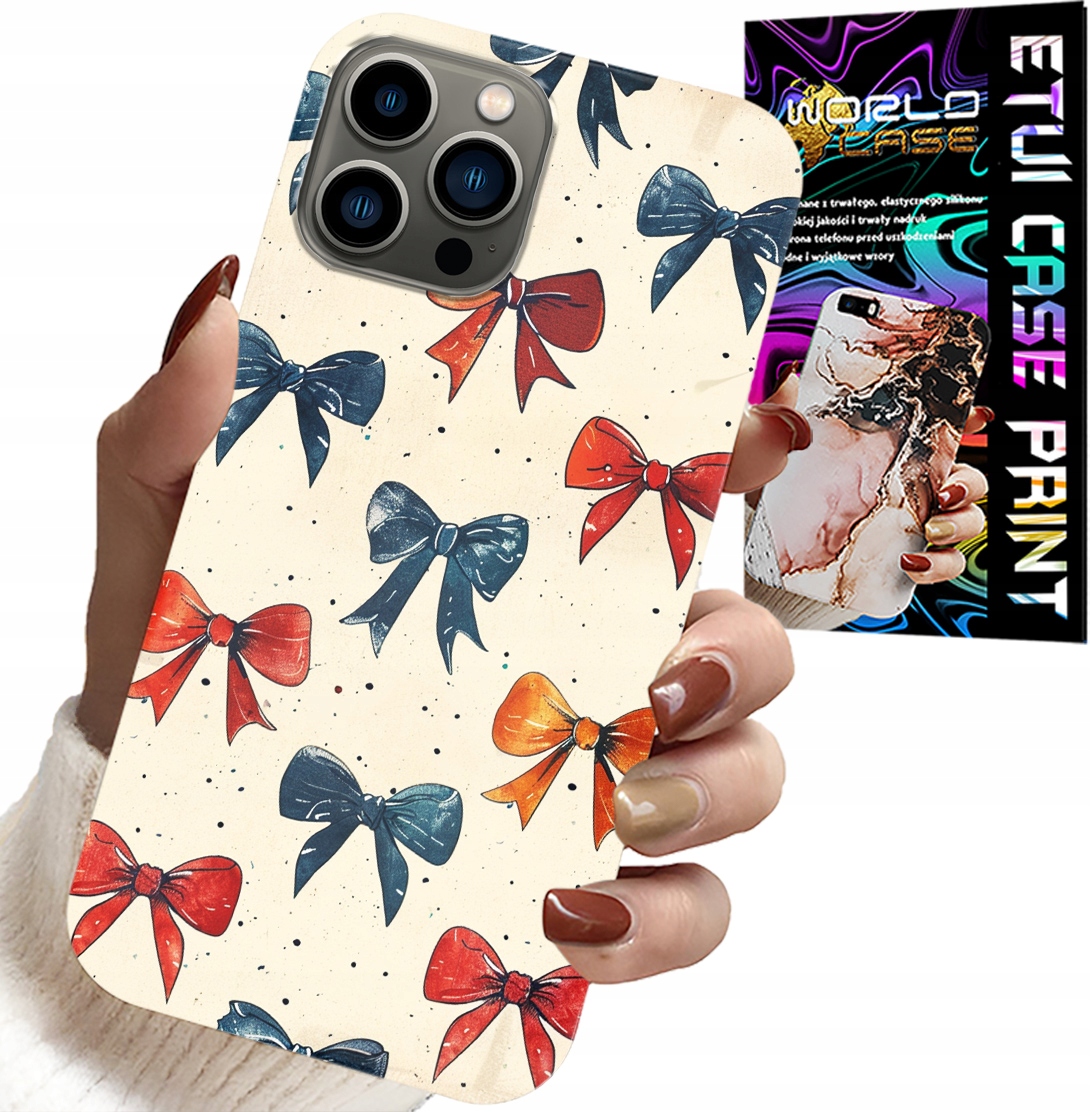 ETUI DO IPHONE 12 PRO MAX - KOLOROWE WSTĄŻKI WSTĄŻKA MODNE WZORY