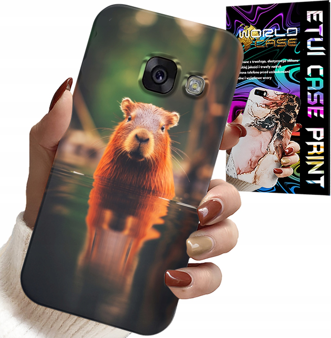 ETUI DO SAMSUNG A5 2017 - SŁODKA KAPIBARA, CAPIBARA, WIELE WZORÓW