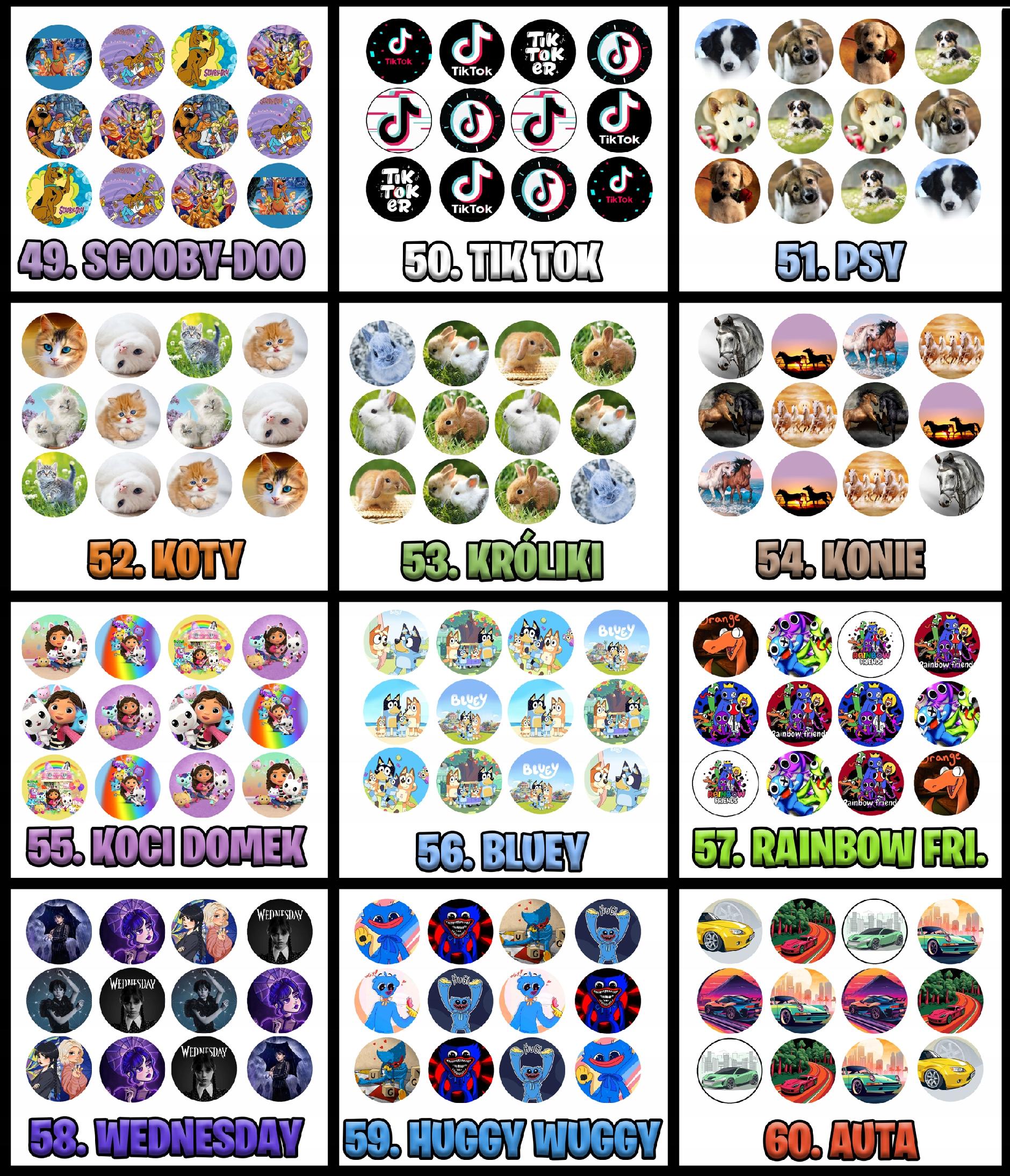 OPŁATEK na BABECZKI MUFFINKI zestaw na urodziny 12szt. - ASSASSIN GRY