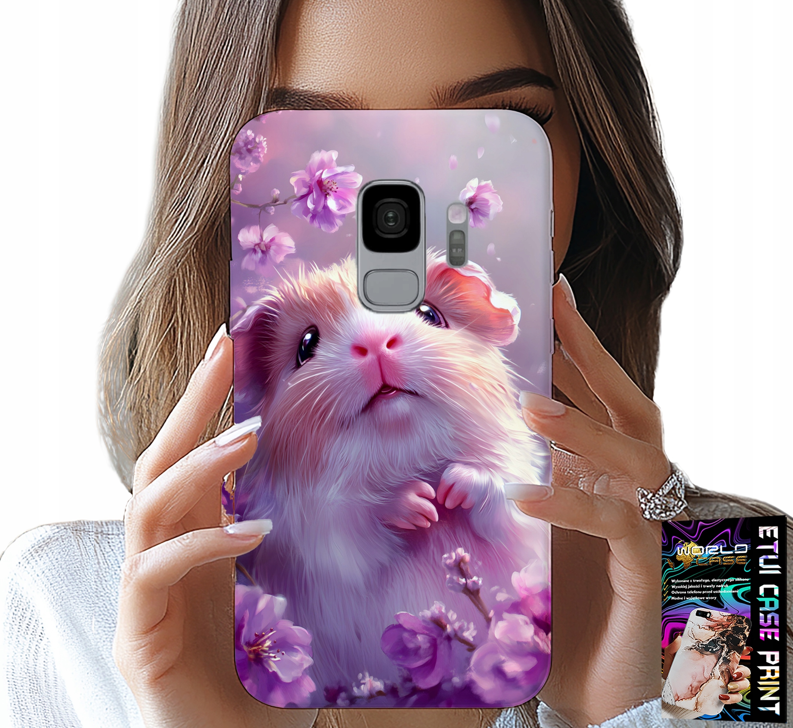 ETUI DO SAMSUNG GALAXY S9 - SŁODKI CHOMIK, GRYZONIE WZORY DLA DZIECI