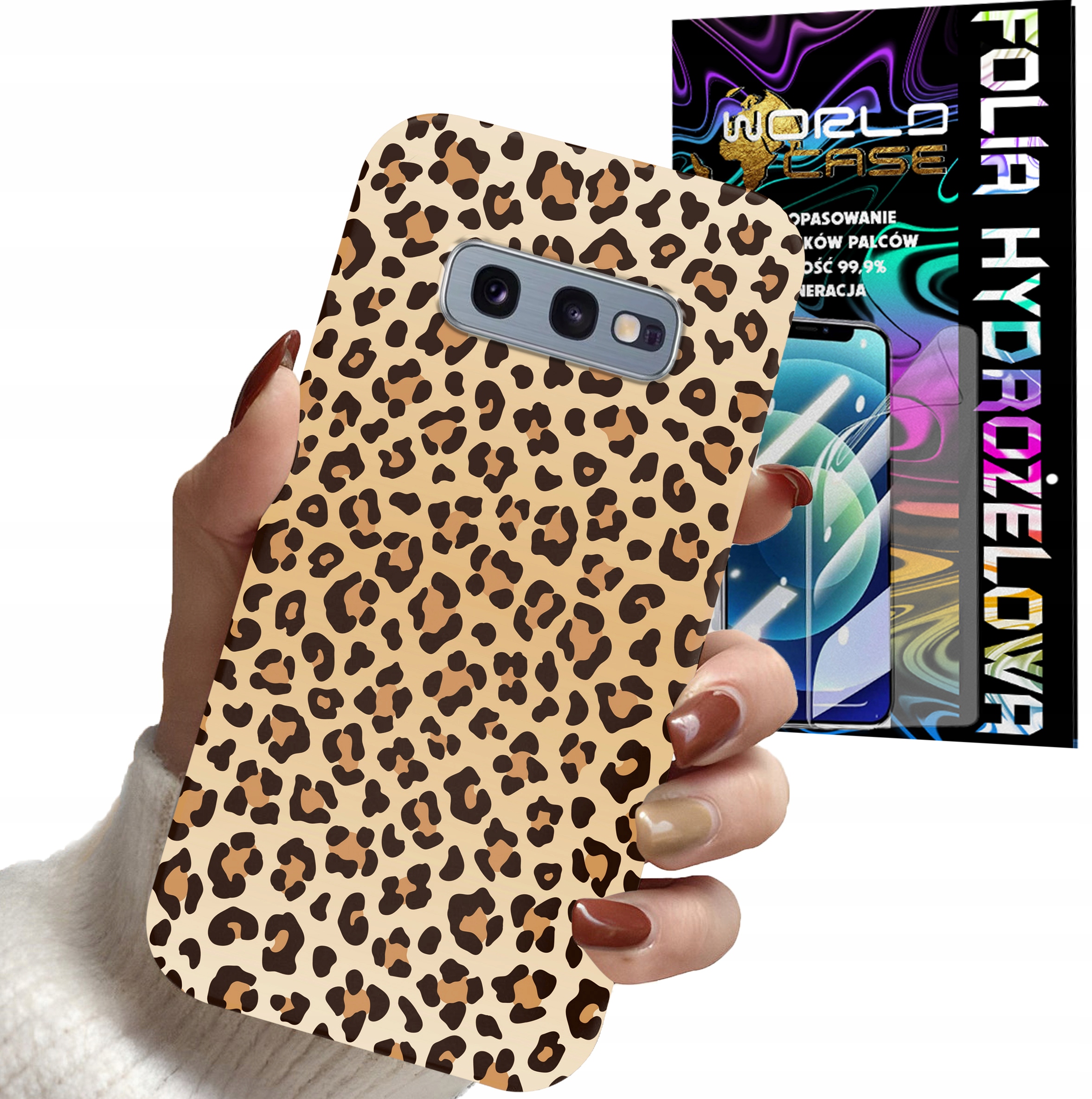 ETUI CASE DO SAMSUNG S10E - PANTERKA WZORKI MODNE WZORY DLA KOBIET+ FOLIA