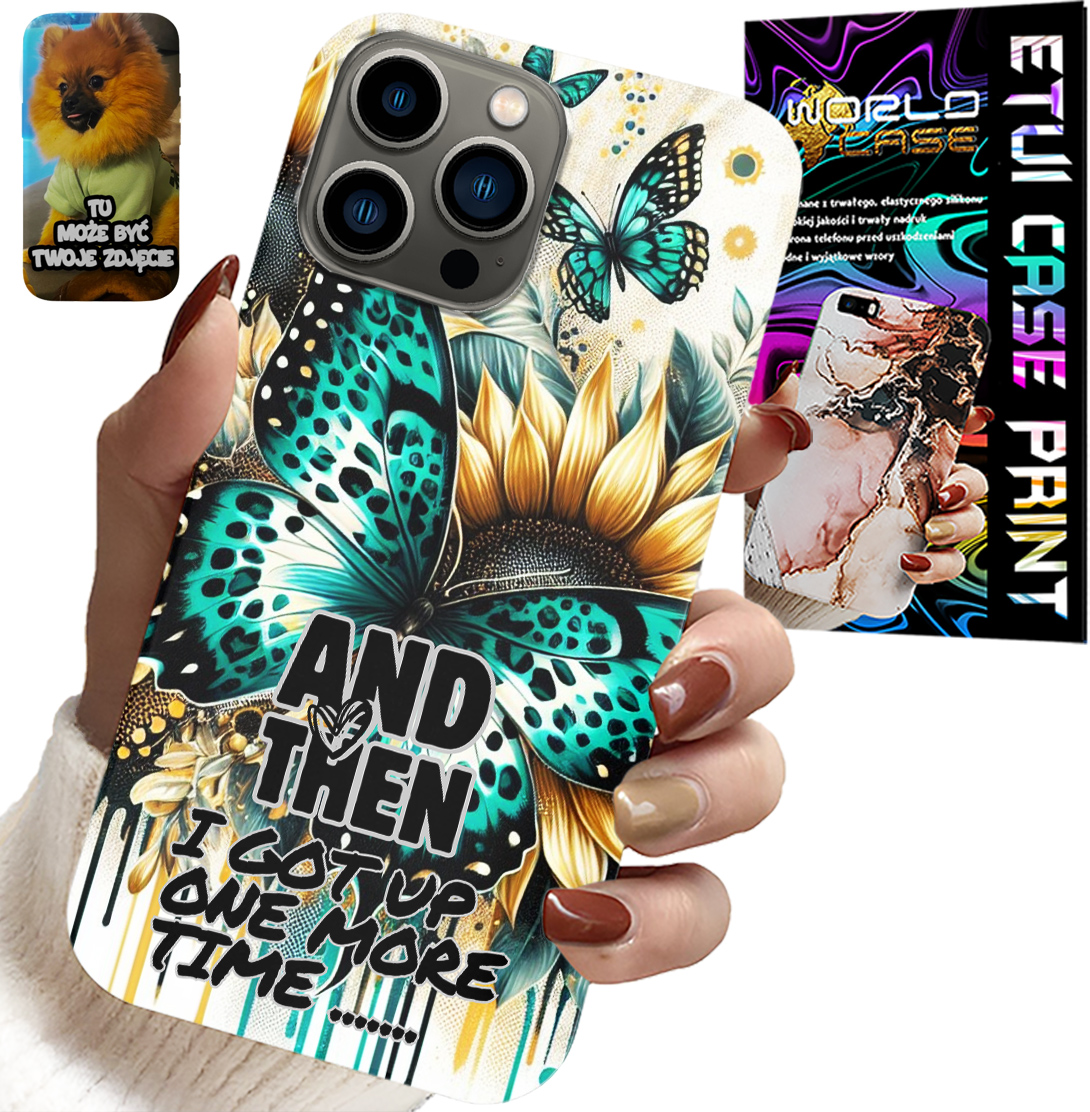 ETUI DO IPHONE 13 PRO - AND THEN I GOT UP, KOBIECE WZORY + FOLIA