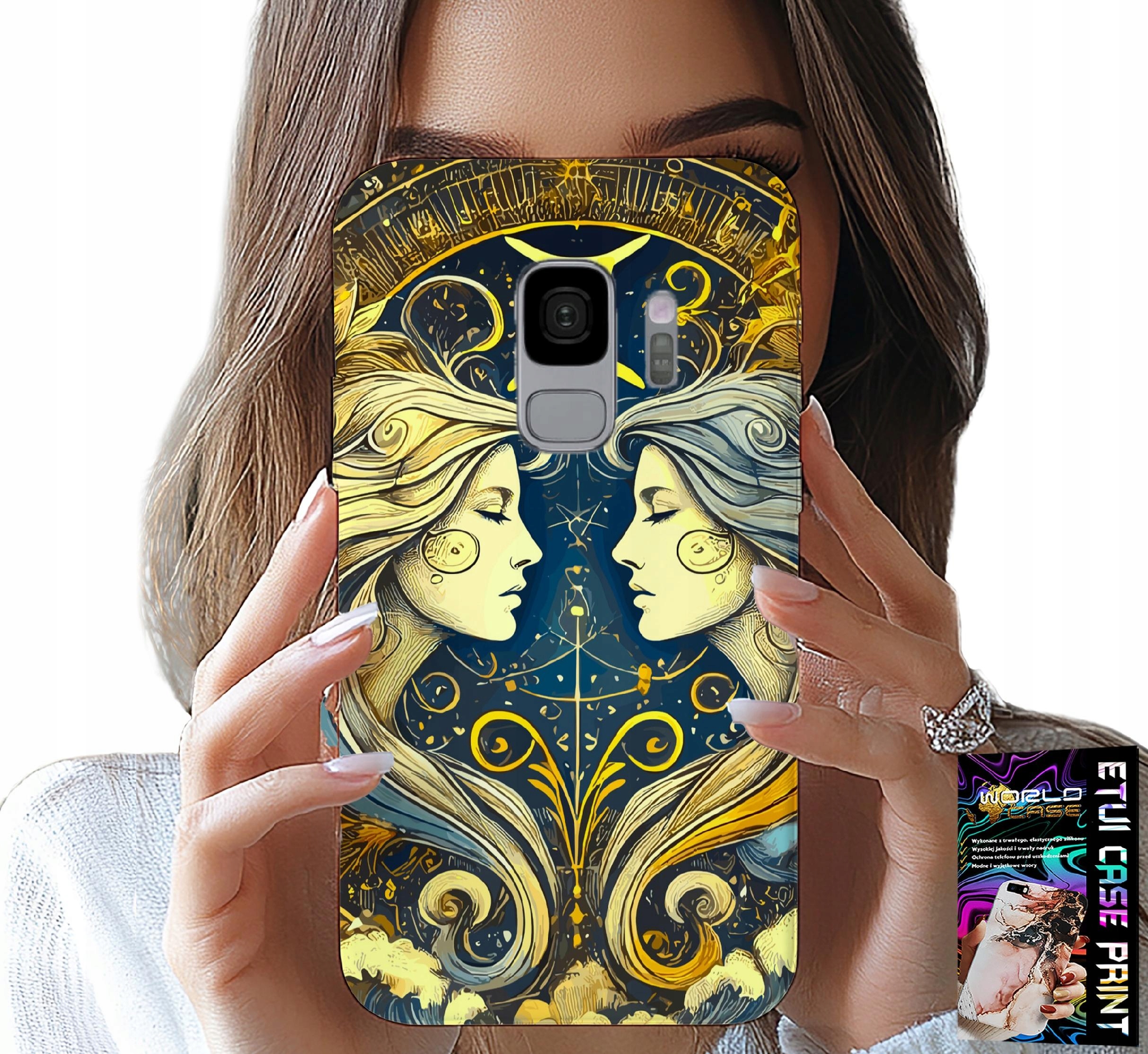 ETUI DO SAMSUNG GALAXY S9 - ZNAK ZODIAKU, BLIŹNIĘTA ASTRONOMIA CASE