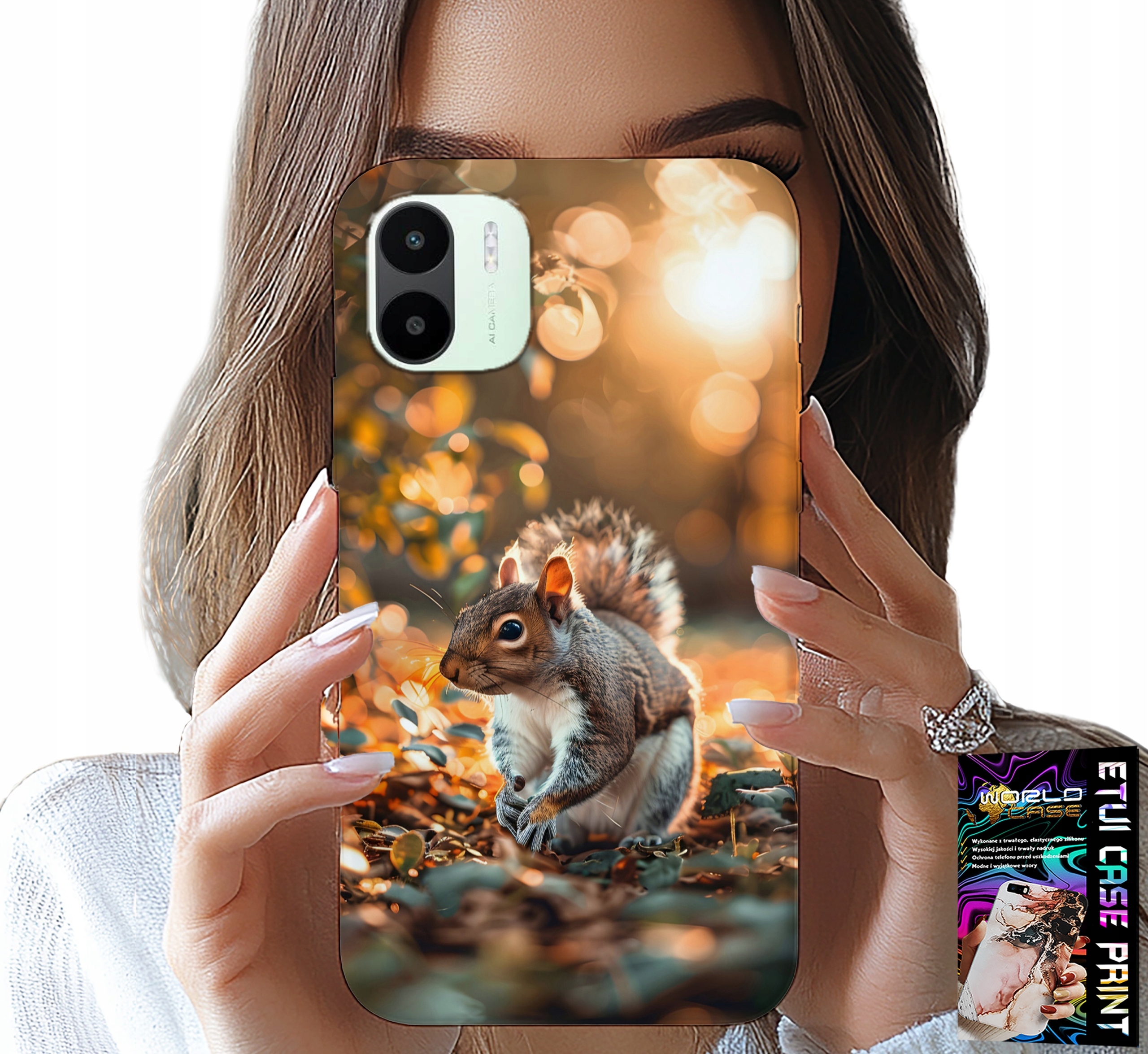 ETUI DO XIAOMI REDMI A1 - SŁODKA WIEWIÓRKA, CASE Z WŁASNYM MOTYWEM