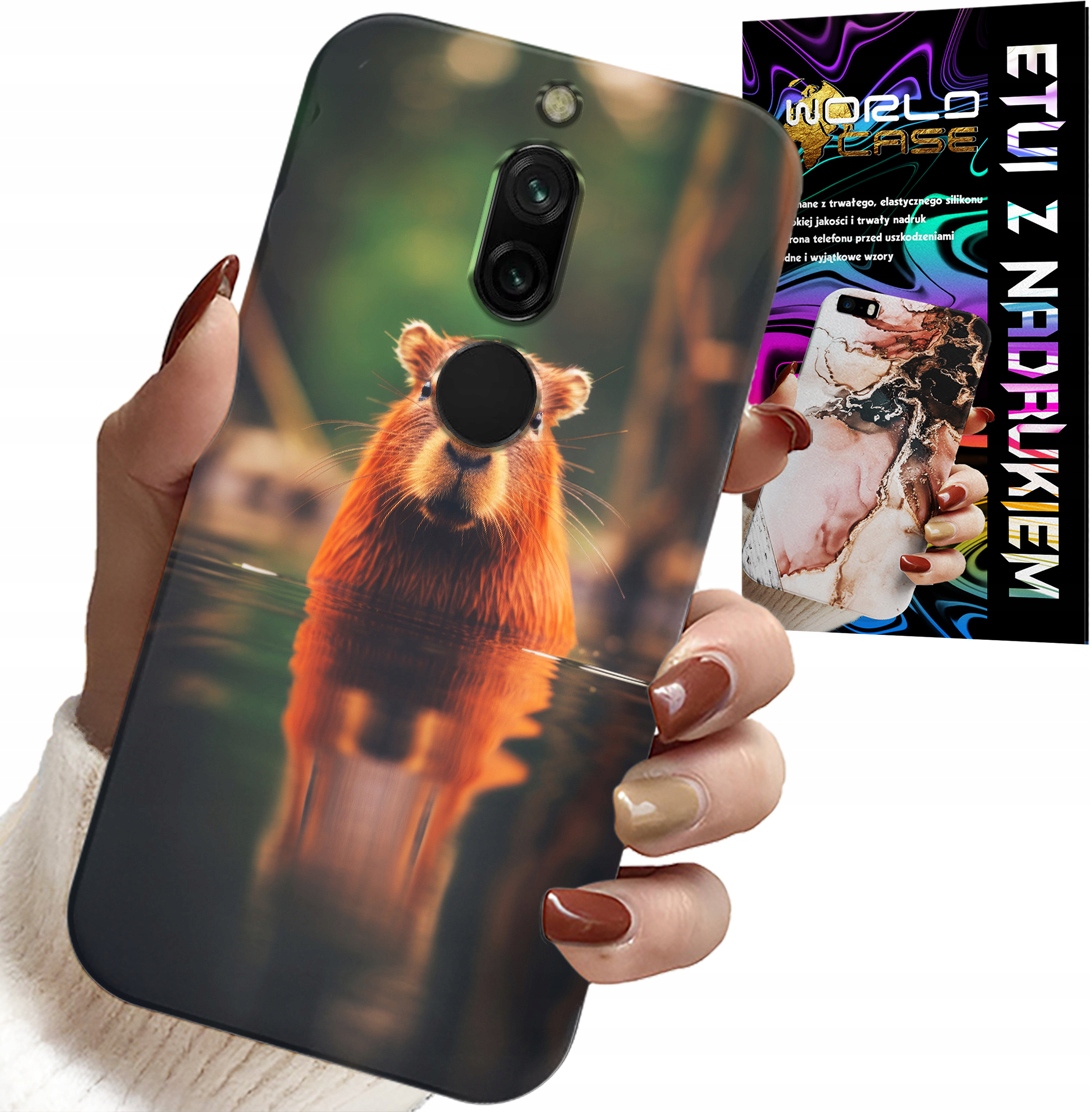 ETUI DO XIAOMI REDMI 8 - SŁODKA KAPIBARA, CAPIBARA, WIELE WZORÓW