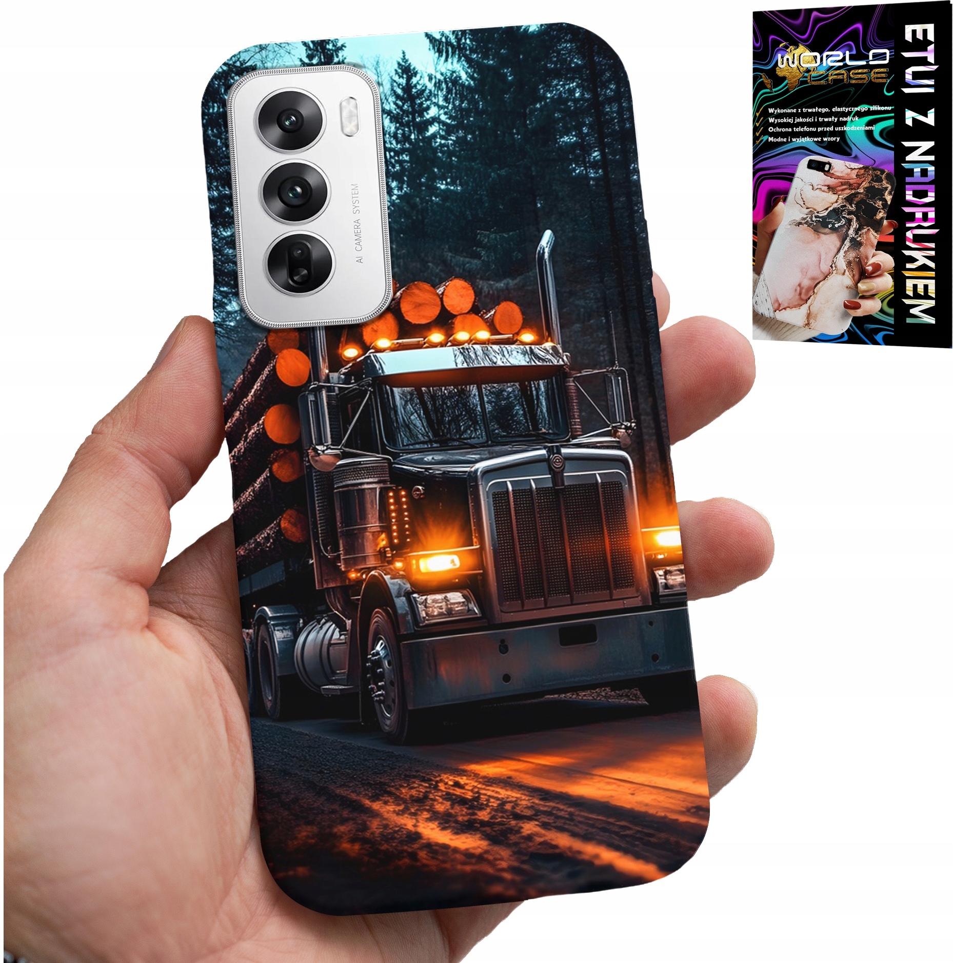 ETUI DO OPPO RENO12 5G - TIR POJAZD CIĘŻAROWY PLECKI OBUDOWA CASE