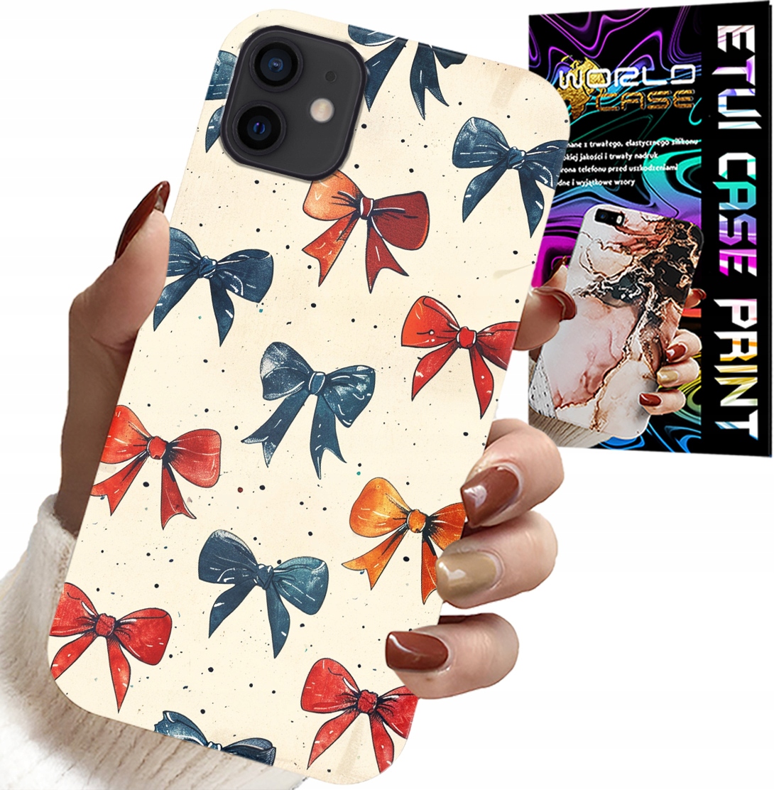 ETUI DO IPHONE 11 - KOLOROWE WSTĄŻKI WSTĄŻKA MODNE WZORY