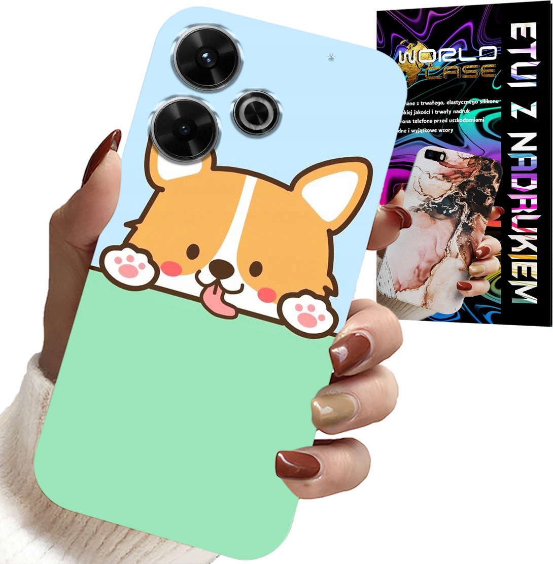 ETUI DO XIAOMI REDMI 13 4G - SŁODKI PIESEK WZORY Z BAJEK POKROWIEC