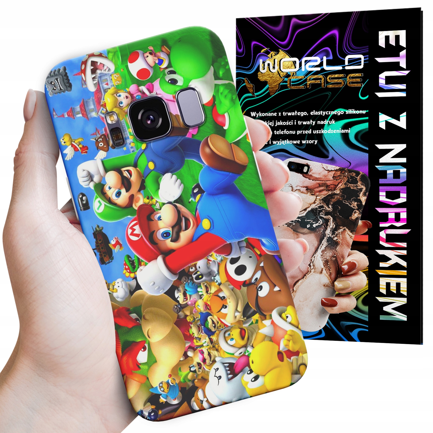 ETUI CASE DO SAMSUNG S8 - SUPER MARIO BROS BAJKI WZORY WYBÓR